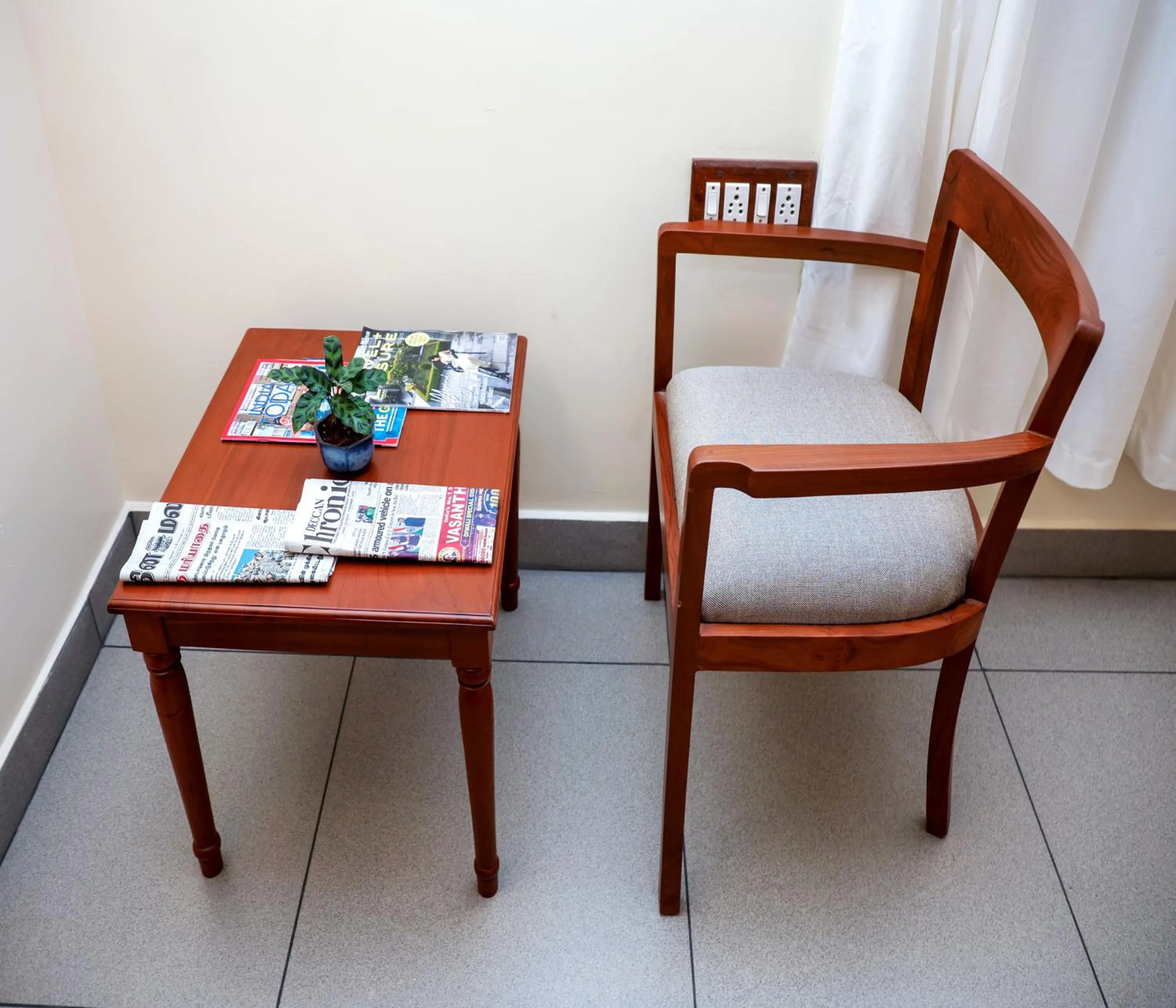 Seating area in Mango Hill La Serene Puducherry