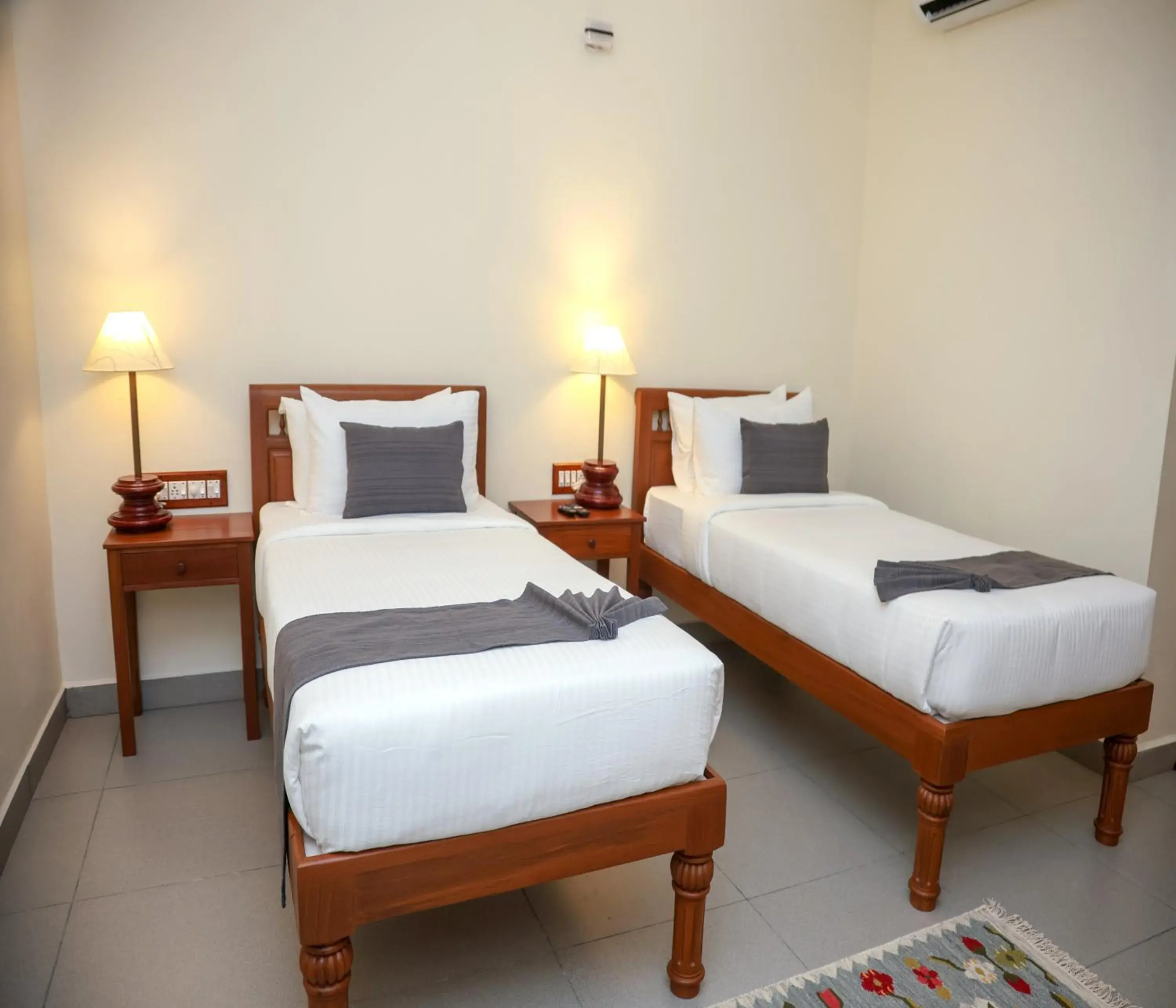 Classic Twin Room in Mango Hill La Serene Puducherry Classic Twin Room in Mango Hill La Serene Puducherry