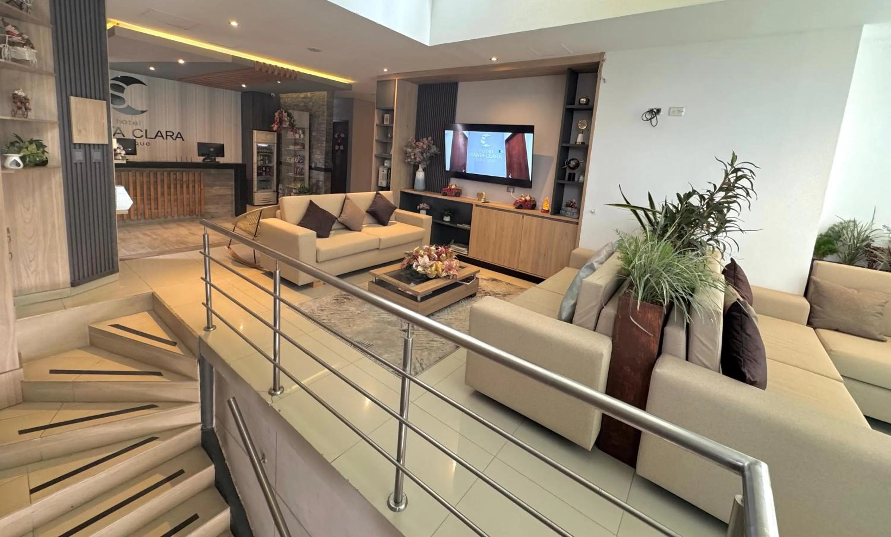 Lobby or reception in Hotel Santa Clara Boutique