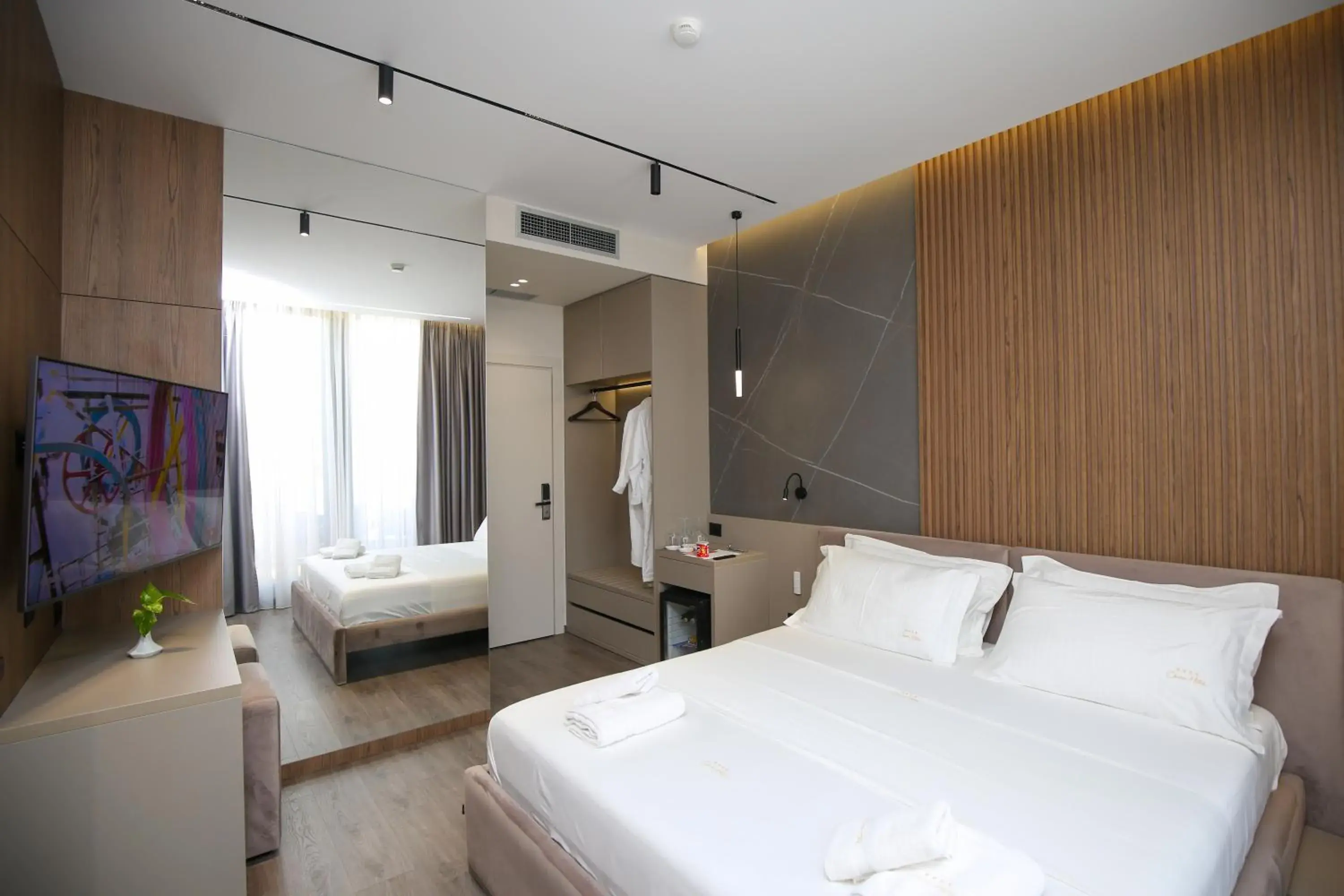 Deluxe Double Room with Balcony and Sea View in Charm Hotel Deluxe Double Room with Balcony and Sea View in Charm Hotel