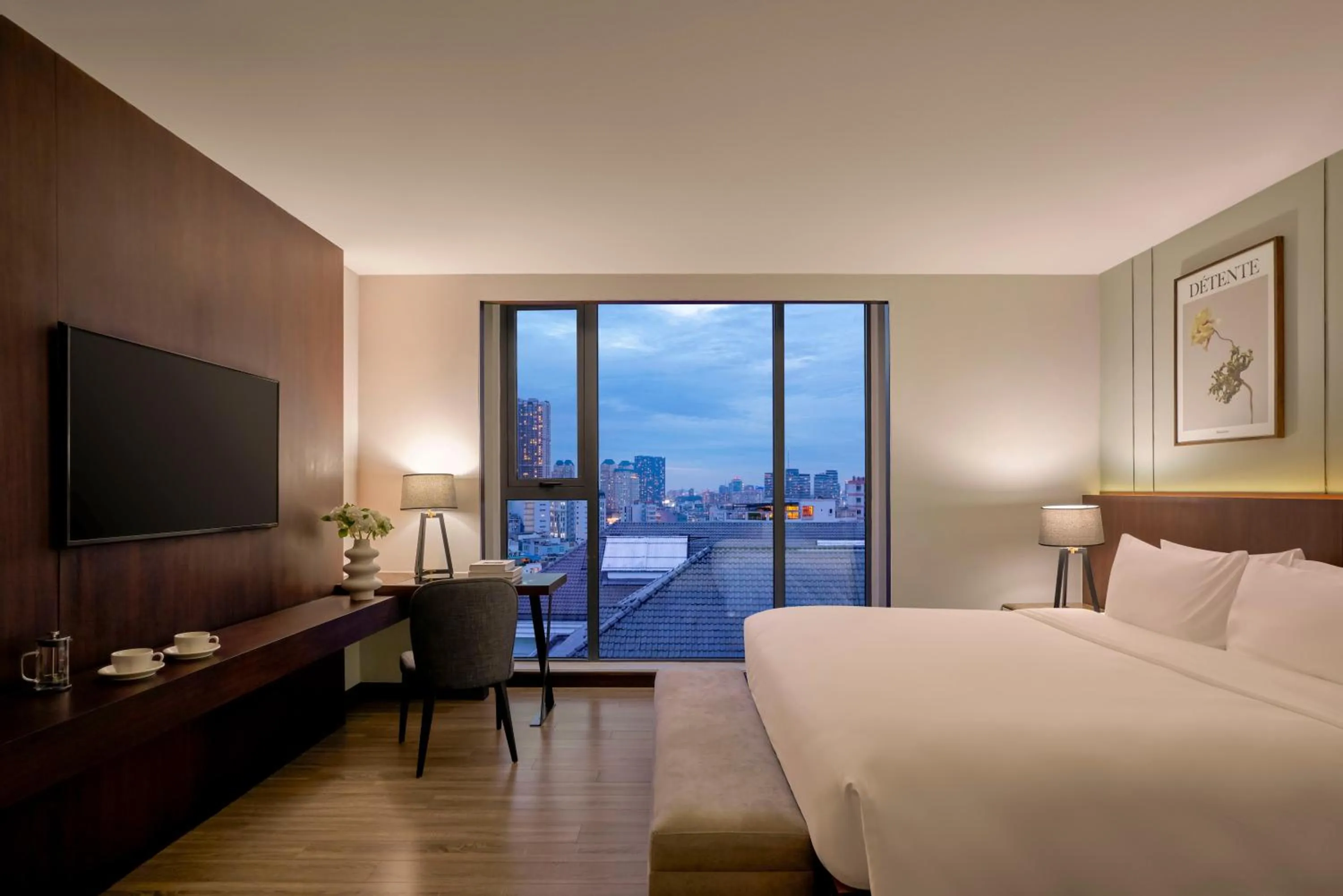 View (from property/room), Bed in Signature by M Village Lê Thánh Tôn