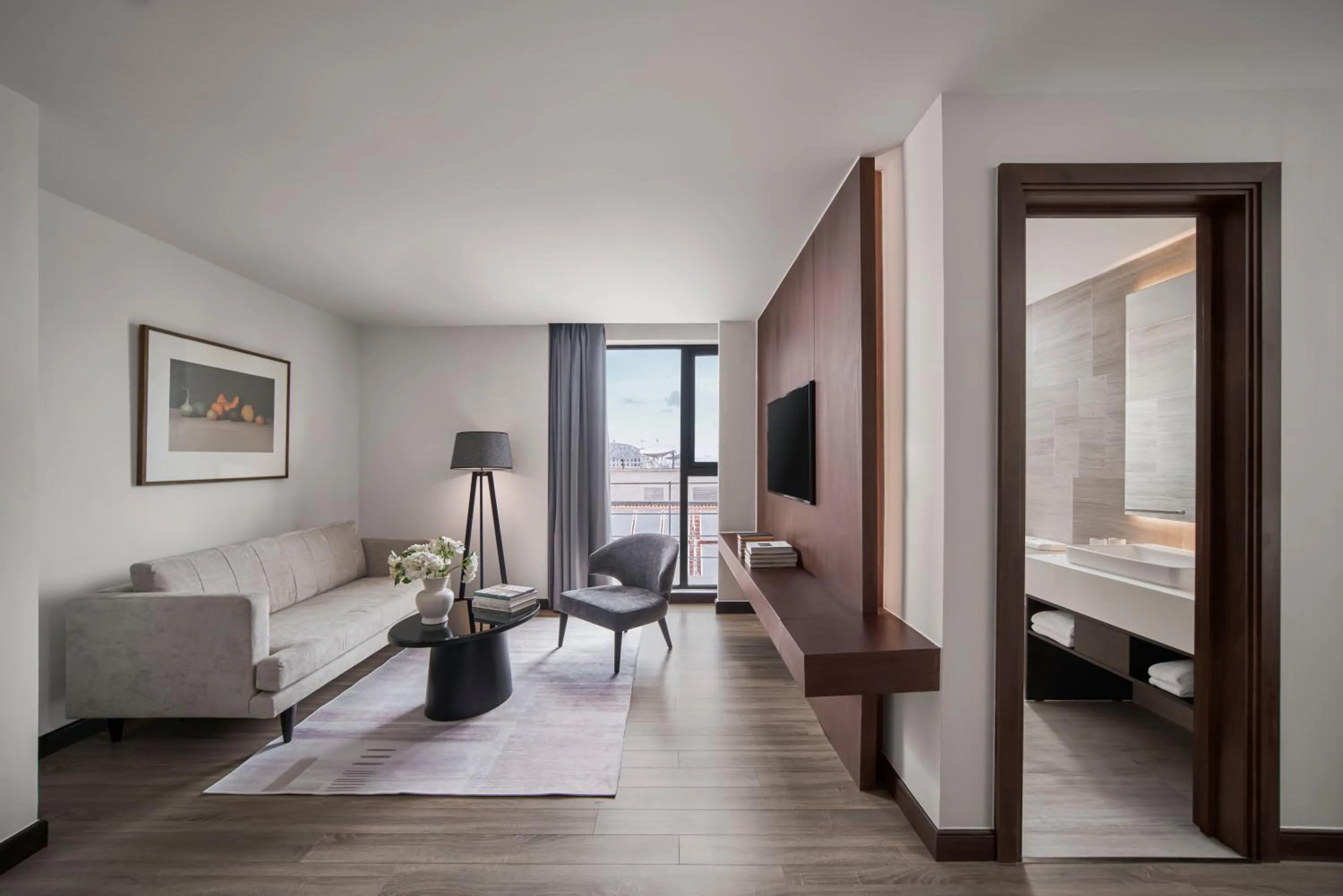 Seating area, Bed in Signature by M Village Lê Thánh Tôn