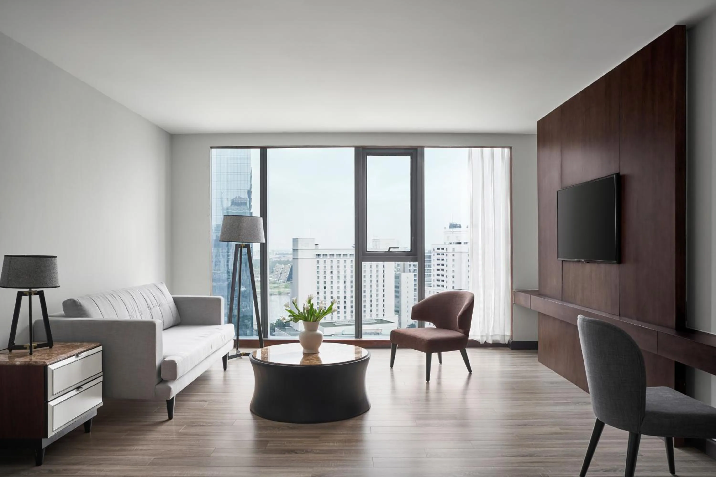 Seating area, Bed in Signature by M Village Lê Thánh Tôn