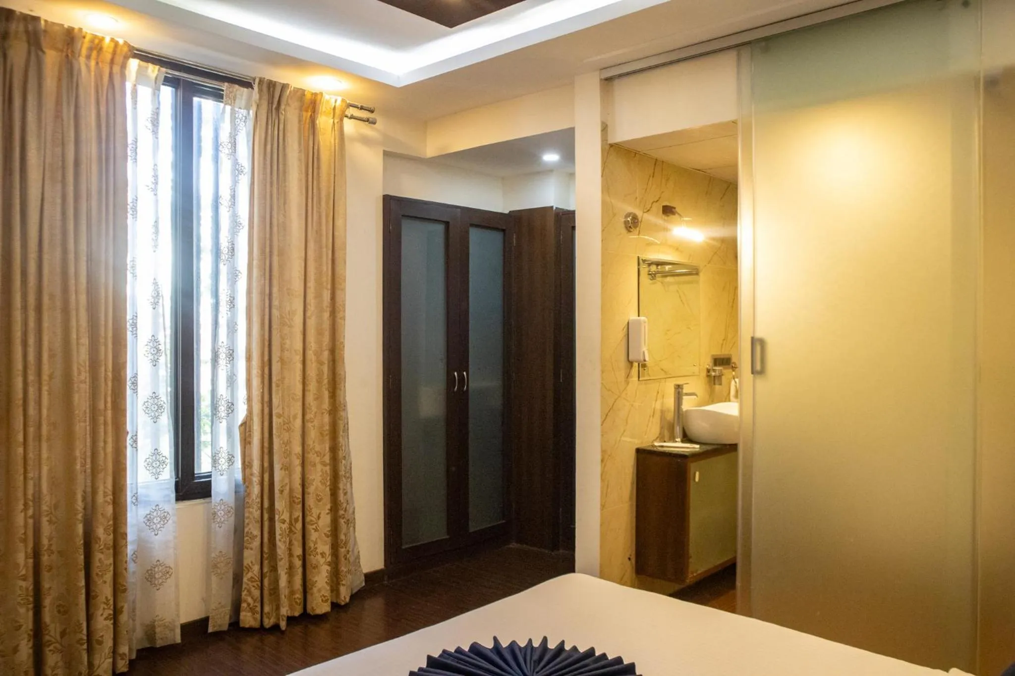 Bedroom in Mystic Apartotel Hebbal