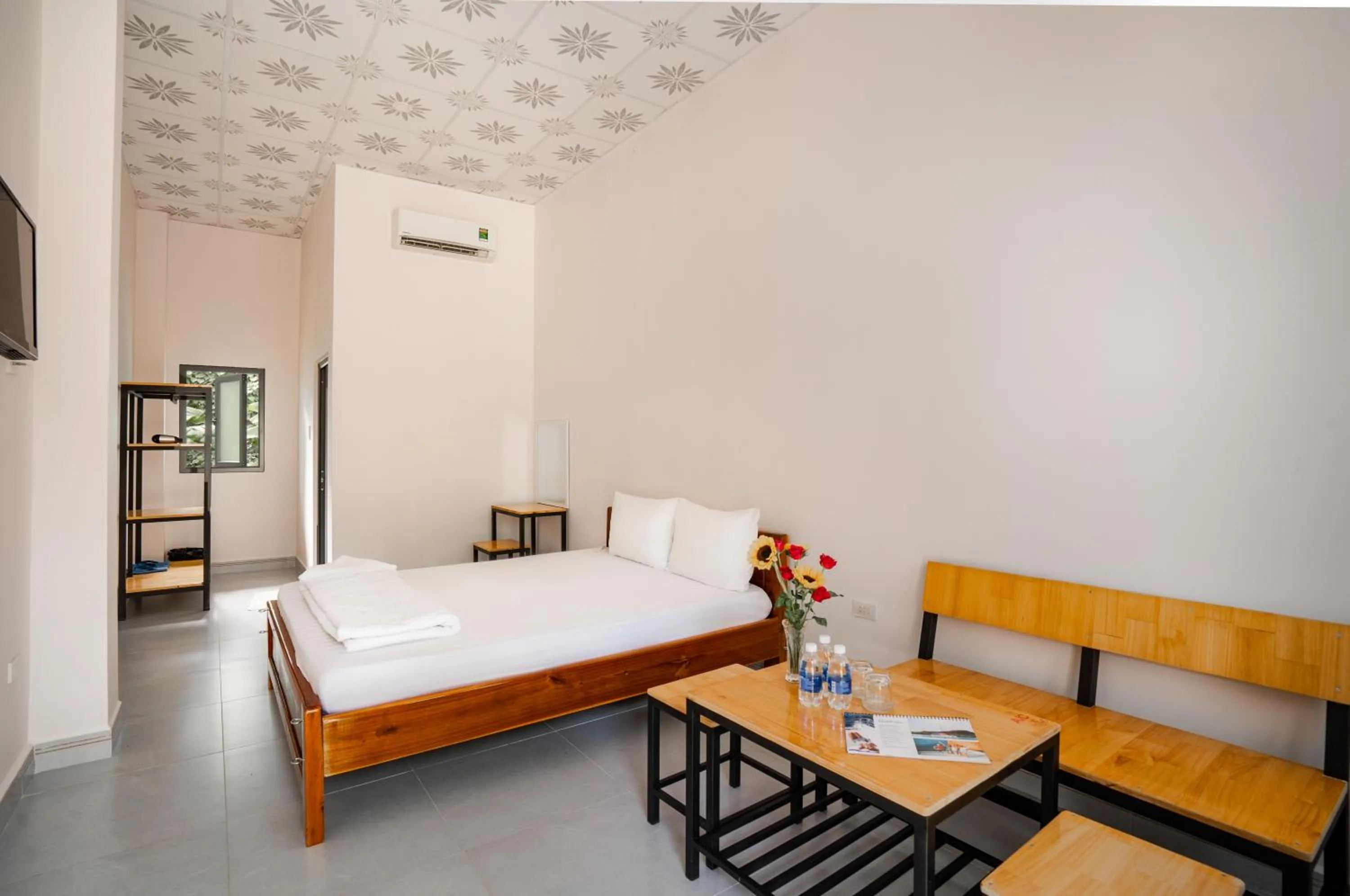 Bed in Huong Giang Bungalow