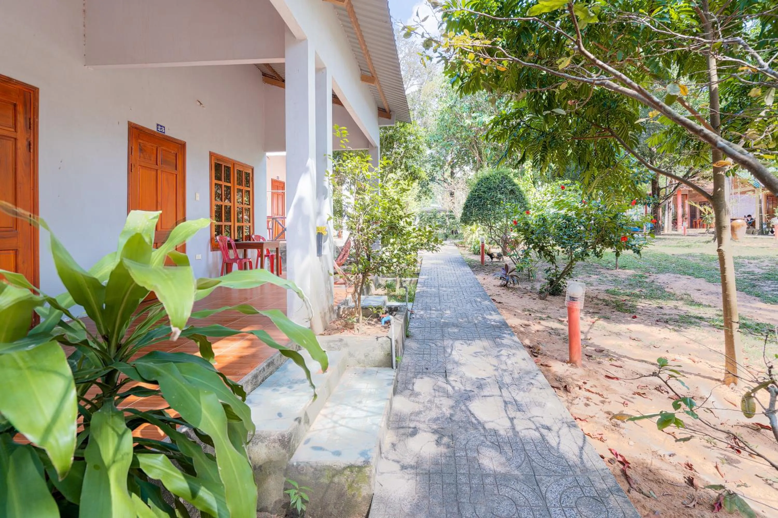 Garden in Huong Giang Bungalow