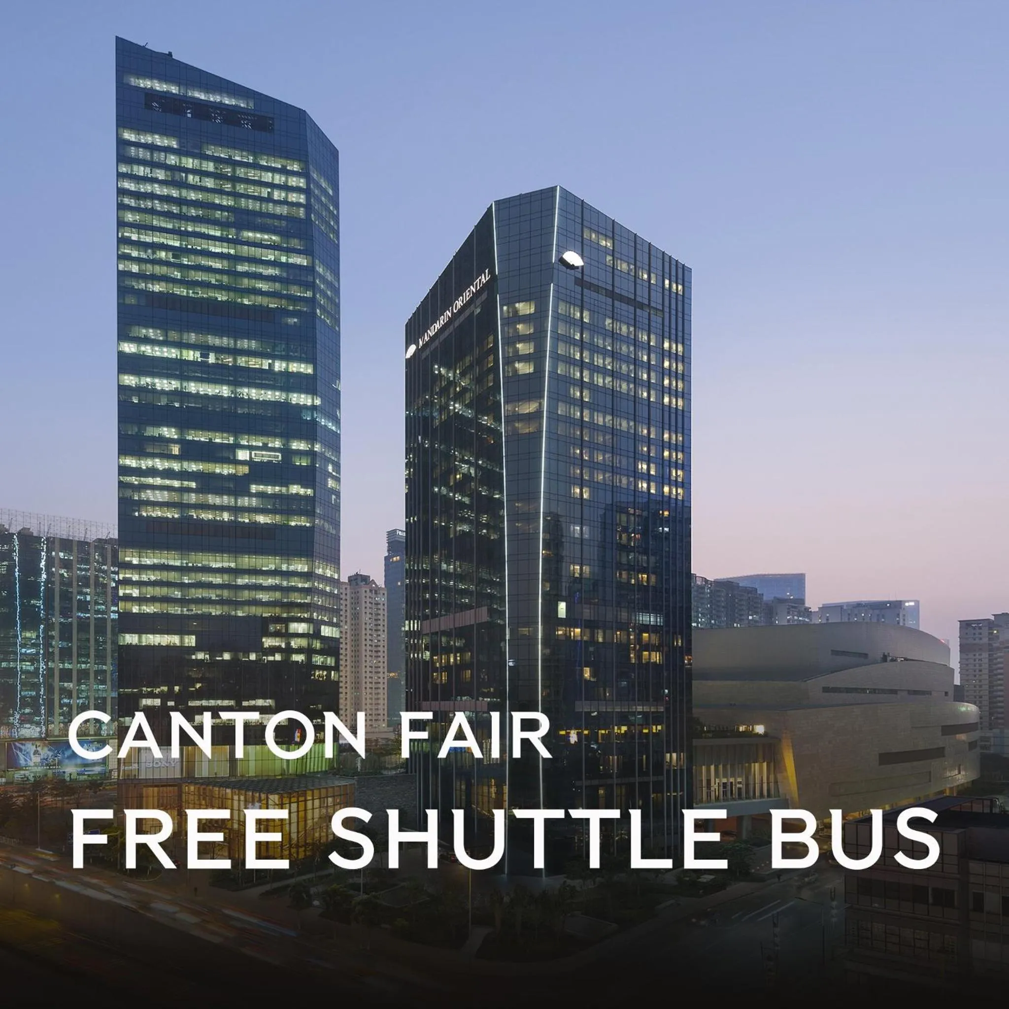 Property building in Mandarin Oriental, Guangzhou