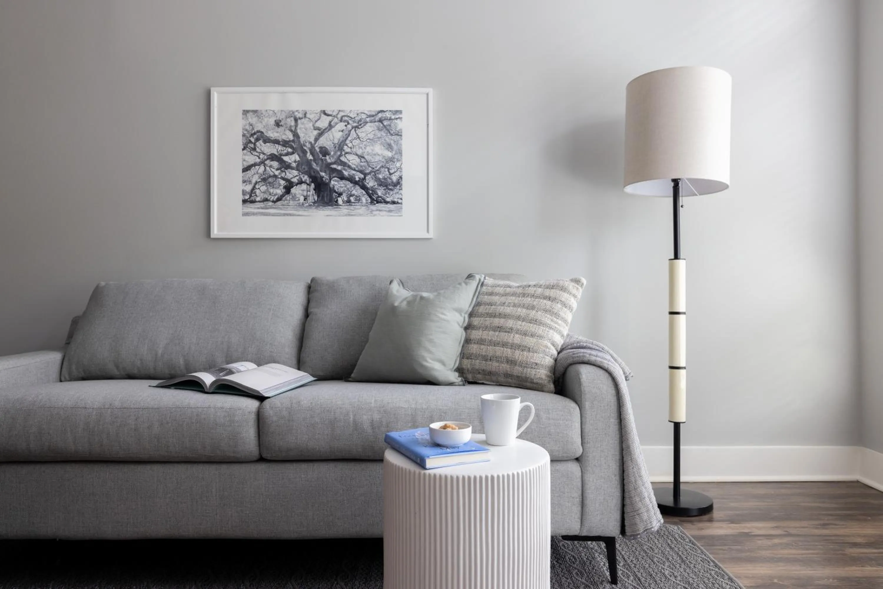 Seating area in Mint House Greenville - West End