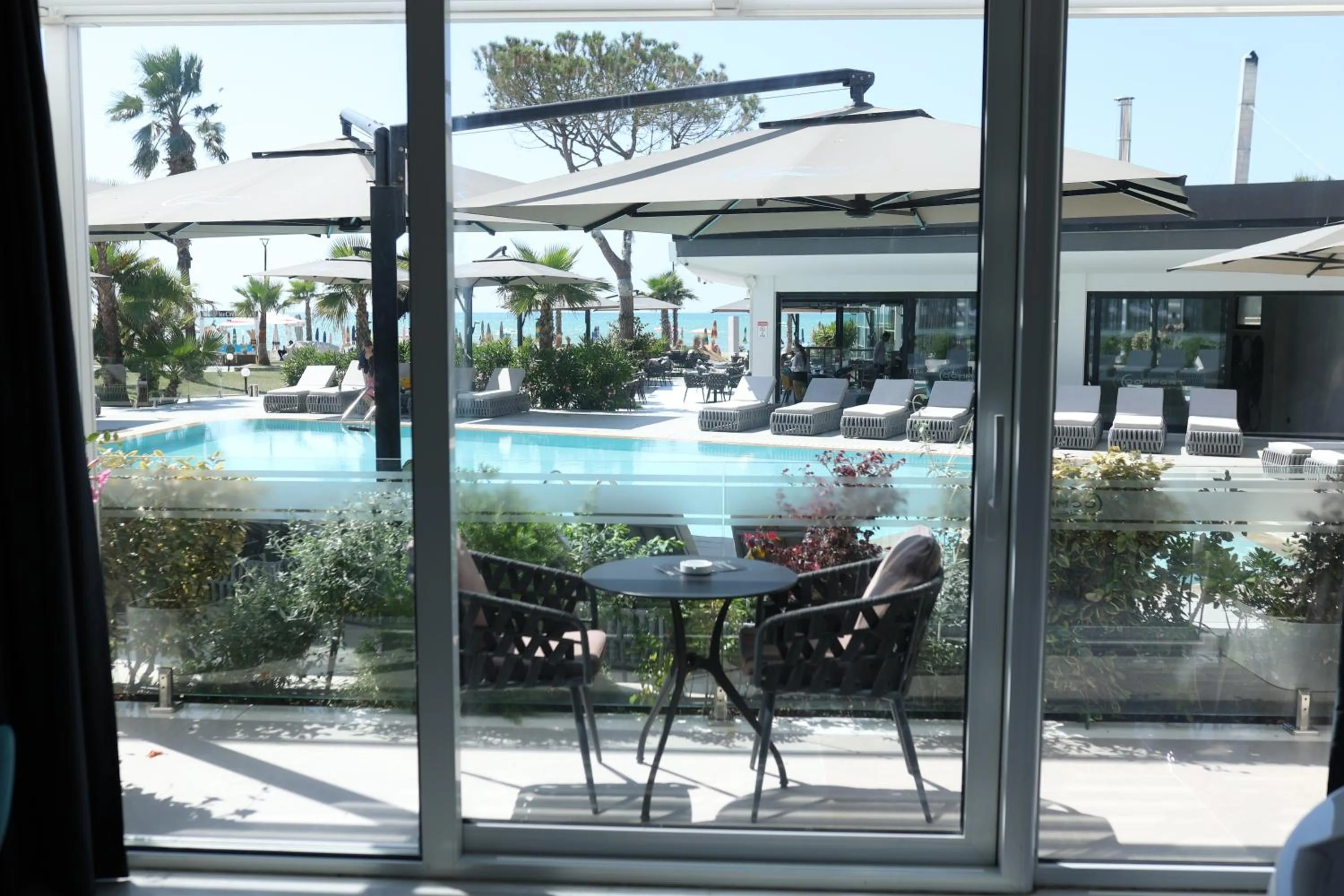 Patio in Comfort Suites