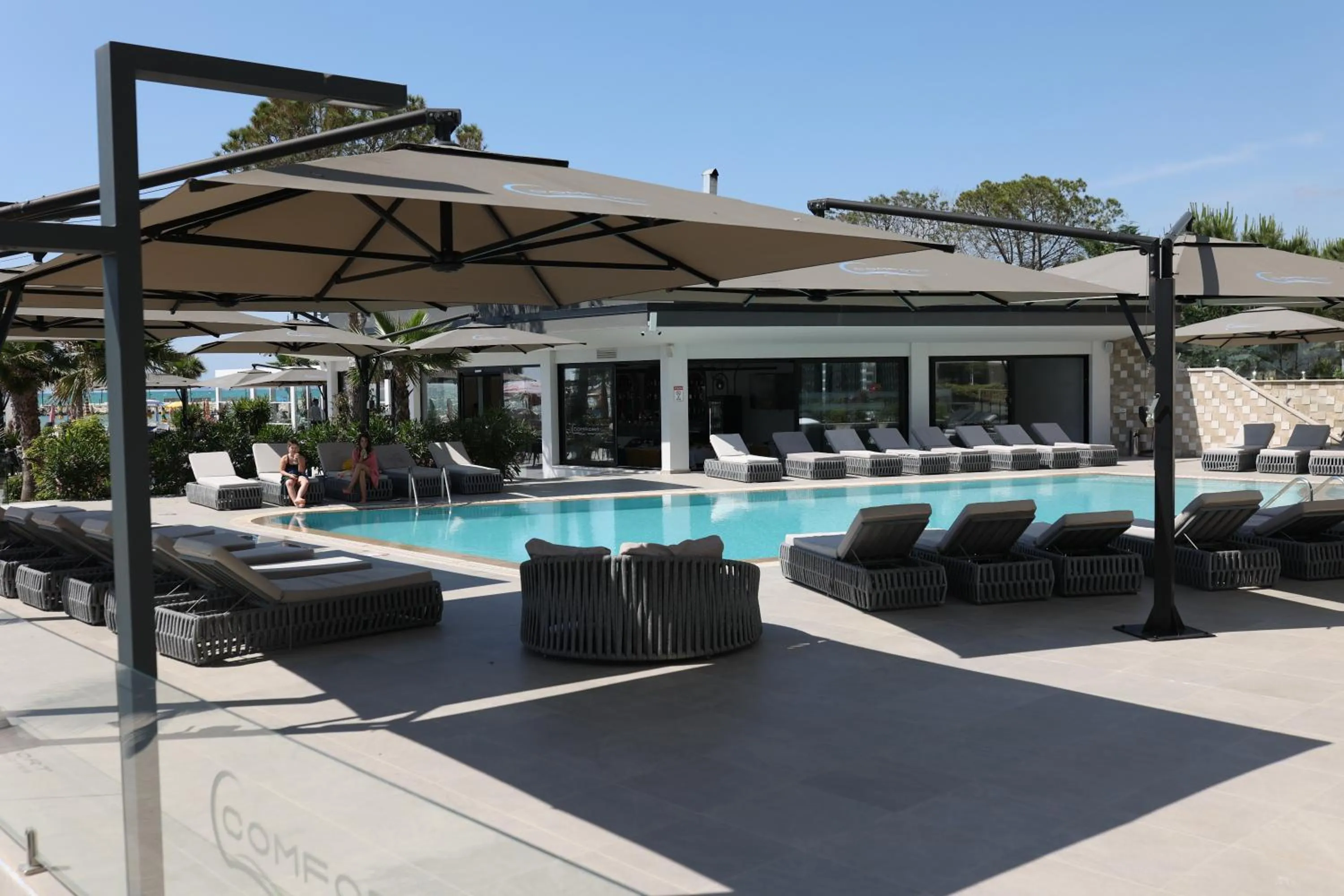 Patio in Comfort Suites