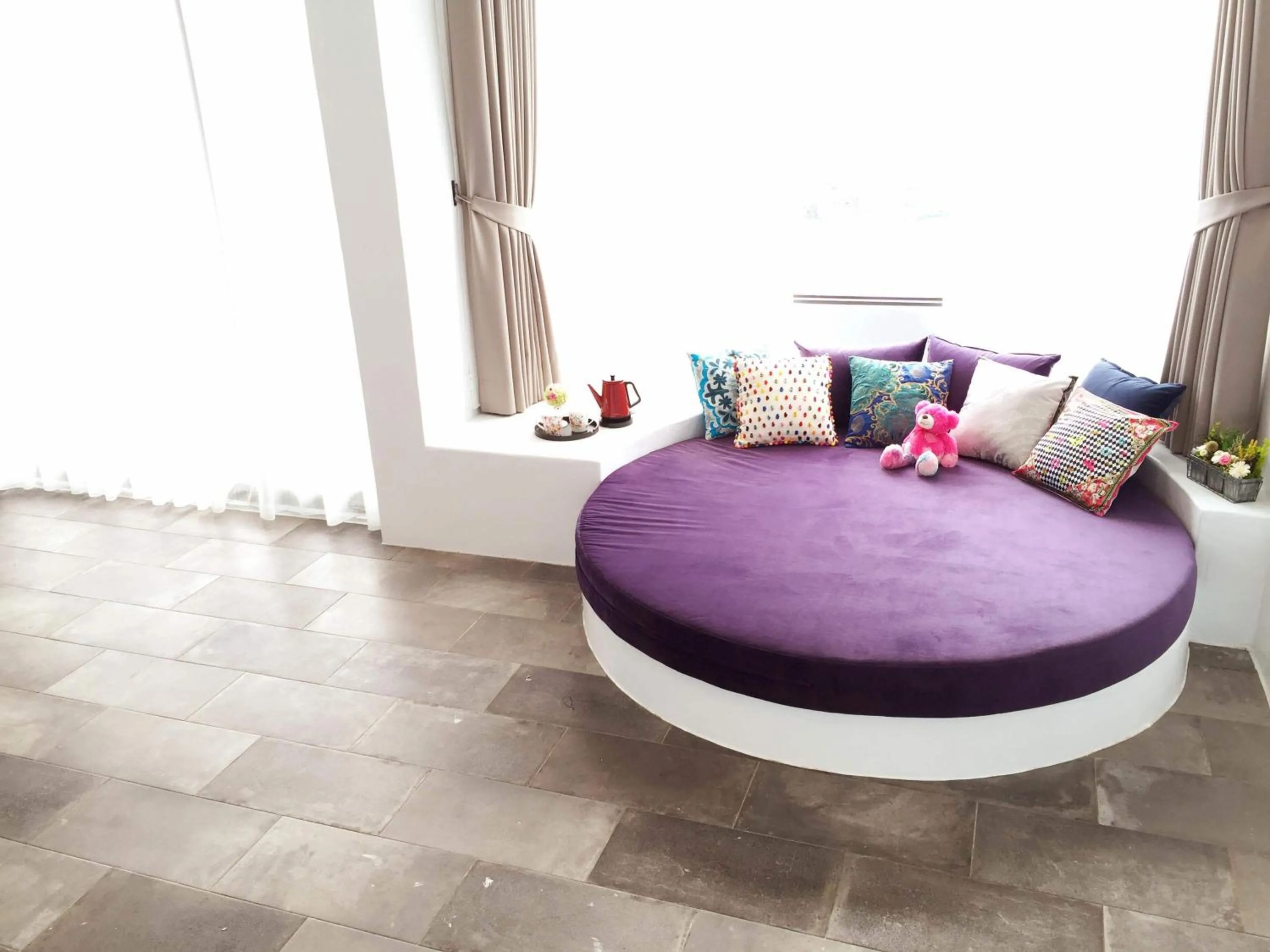 Bed in Sea Shore Hotel