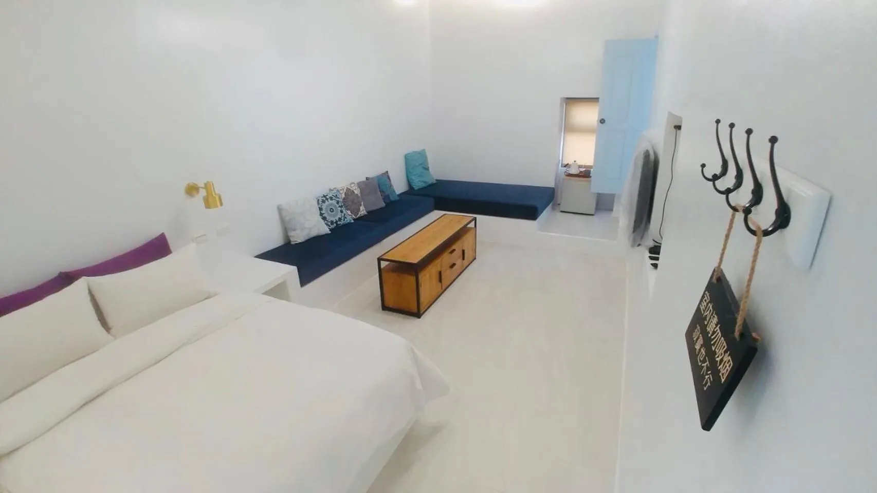 Bed in Sea Shore Hotel