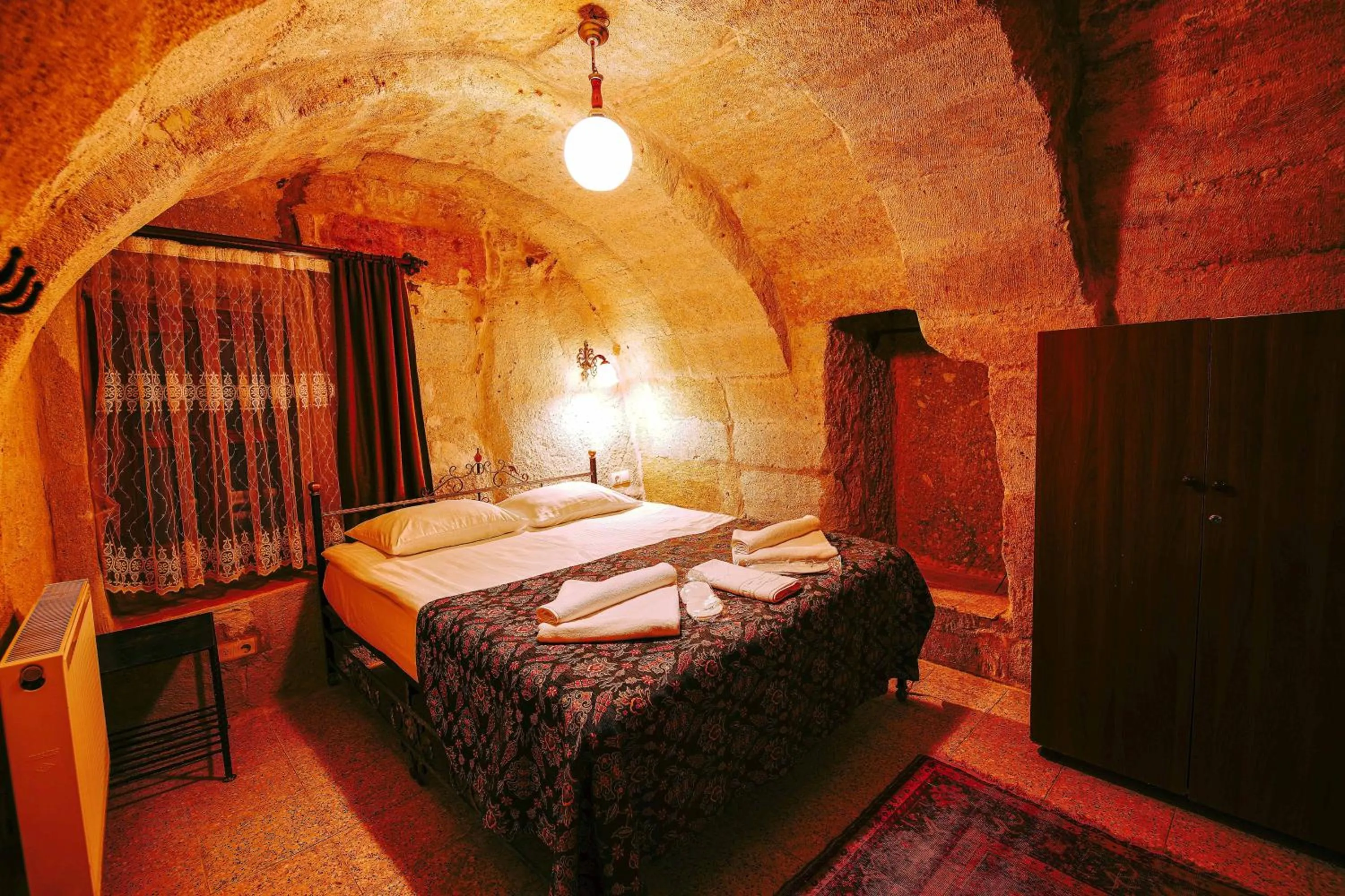 Bed in Alaca Cave Cappadocia