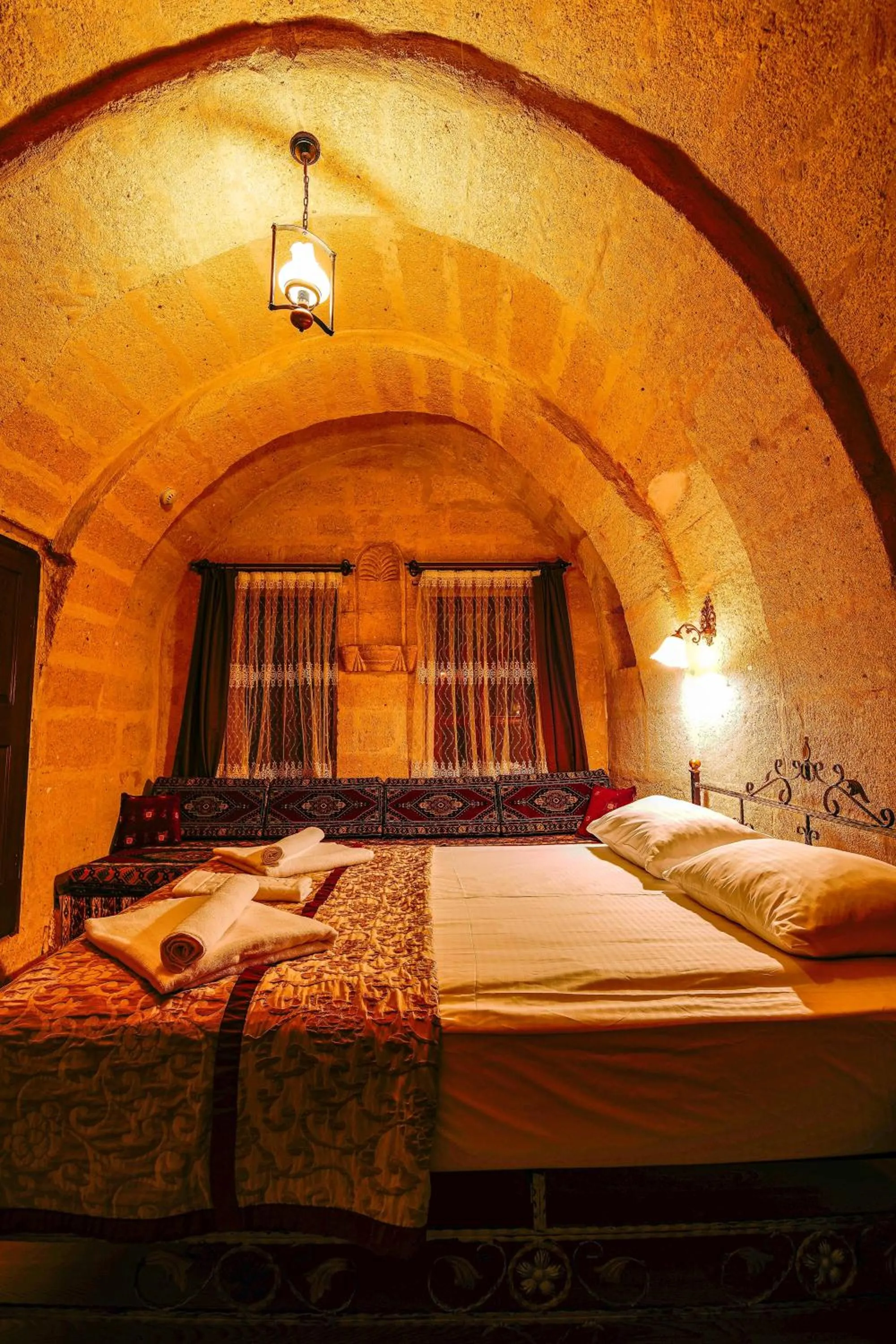 Bed in Alaca Cave Cappadocia
