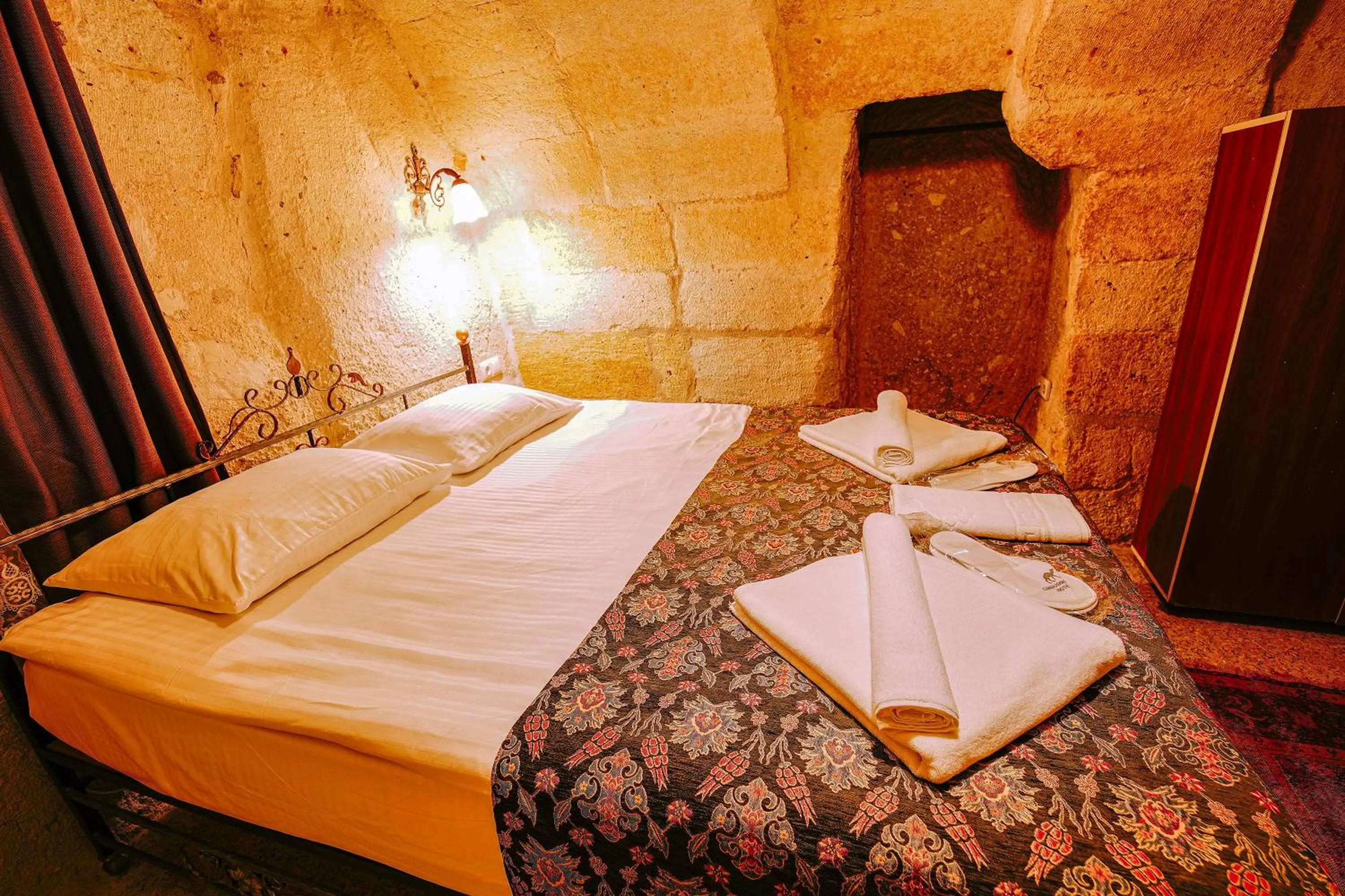 Bed in Alaca Cave Cappadocia