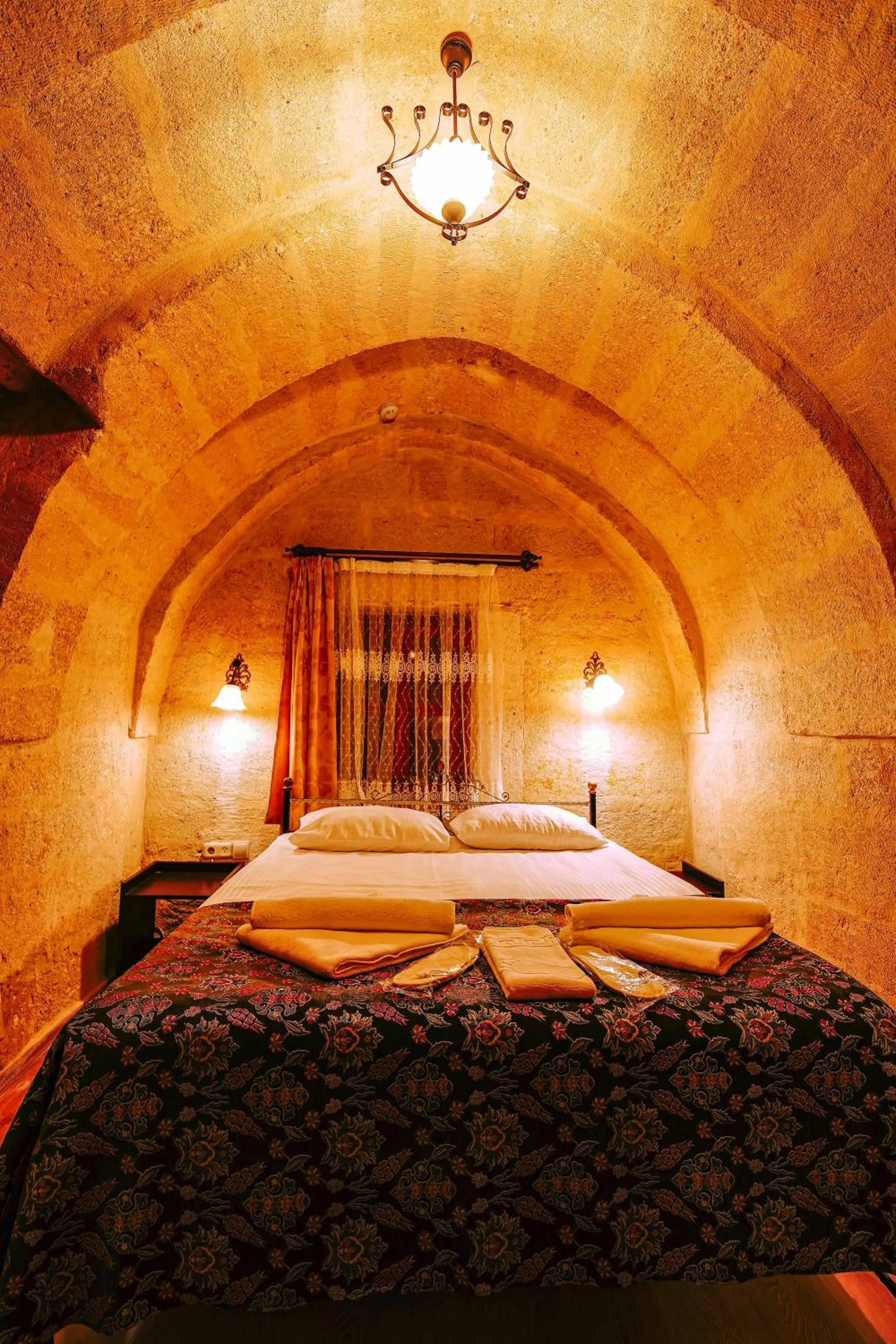Bed in Alaca Cave Cappadocia