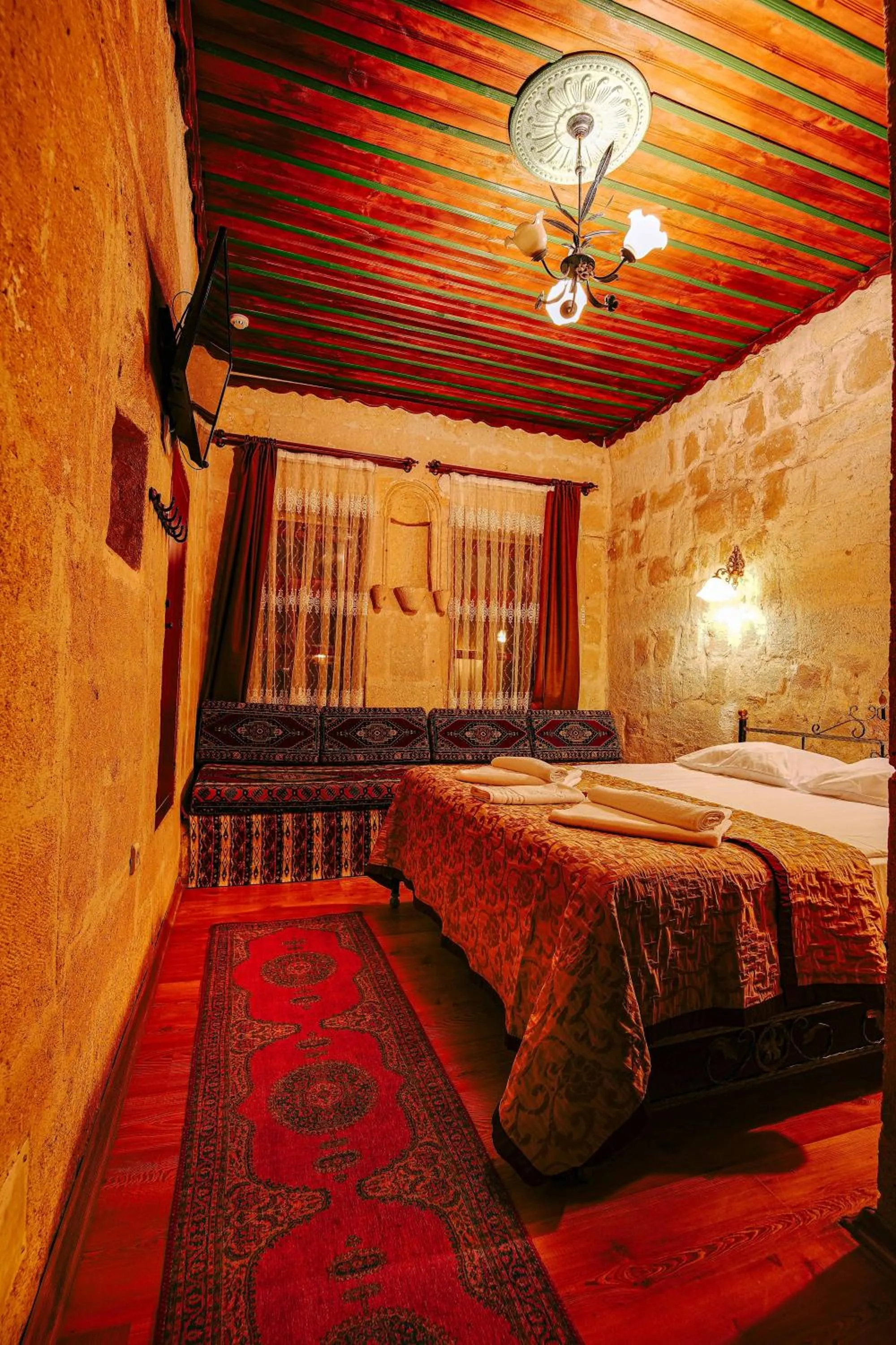 Bed in Alaca Cave Cappadocia