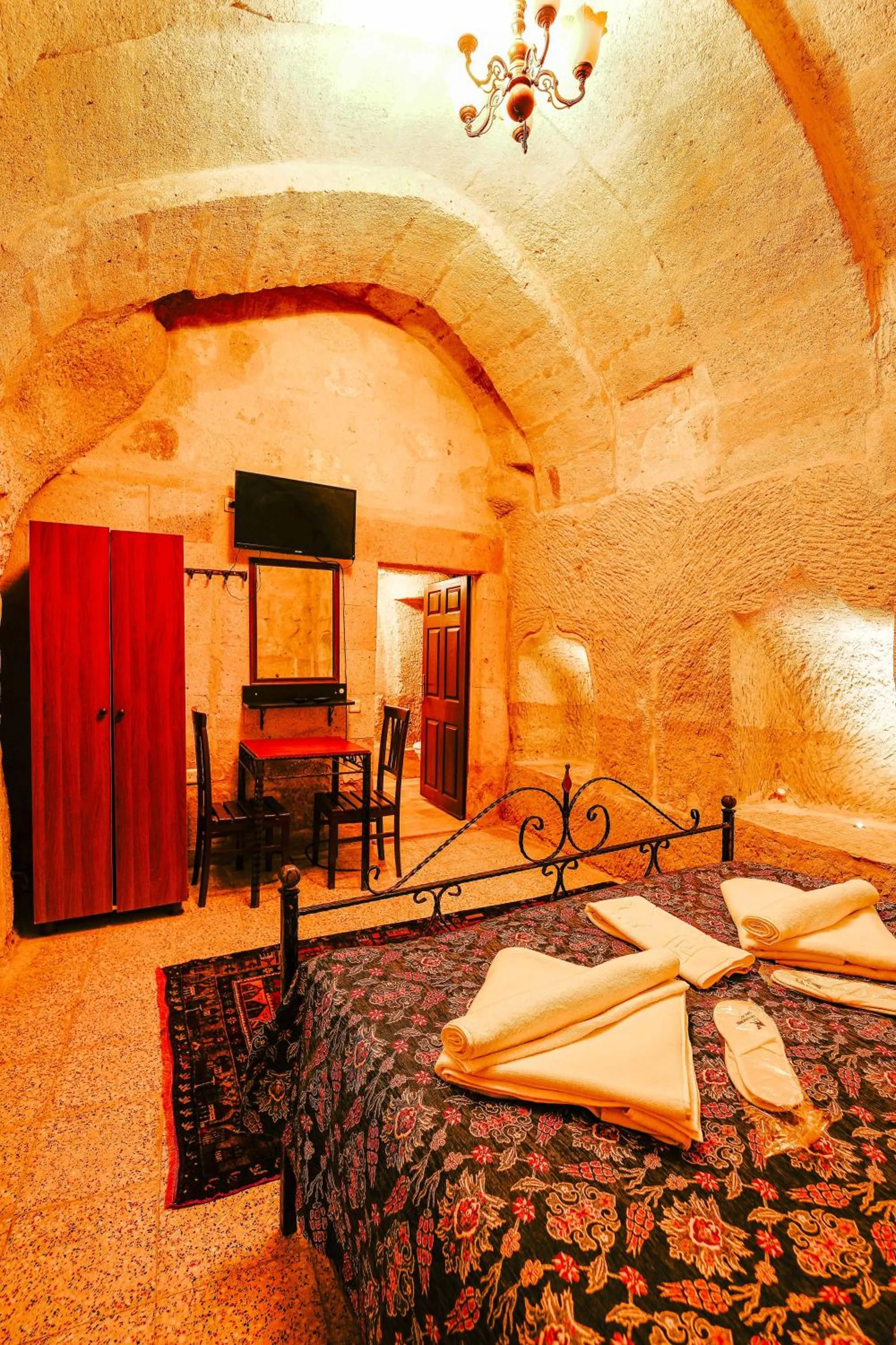 Bed in Alaca Cave Cappadocia