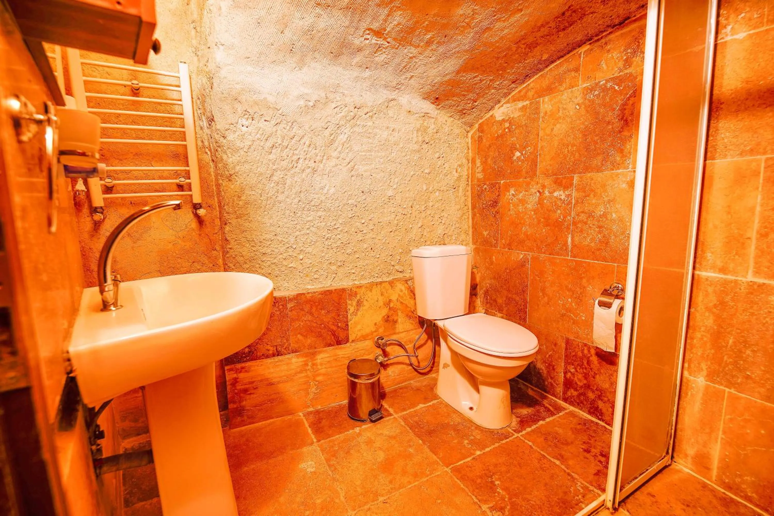 Shower in Alaca Cave Cappadocia