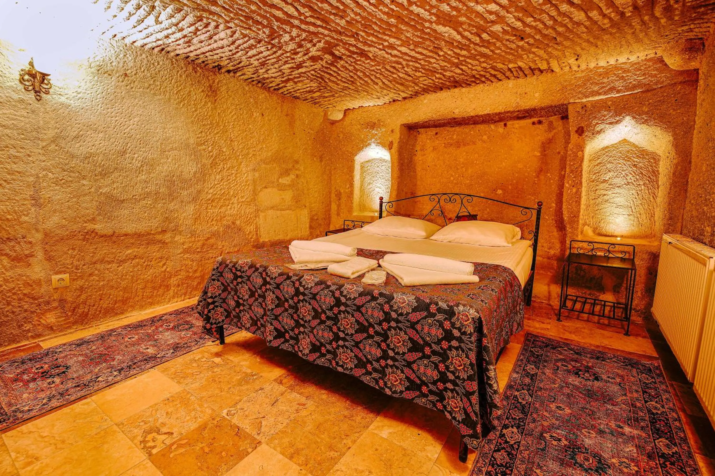 Bed in Alaca Cave Cappadocia