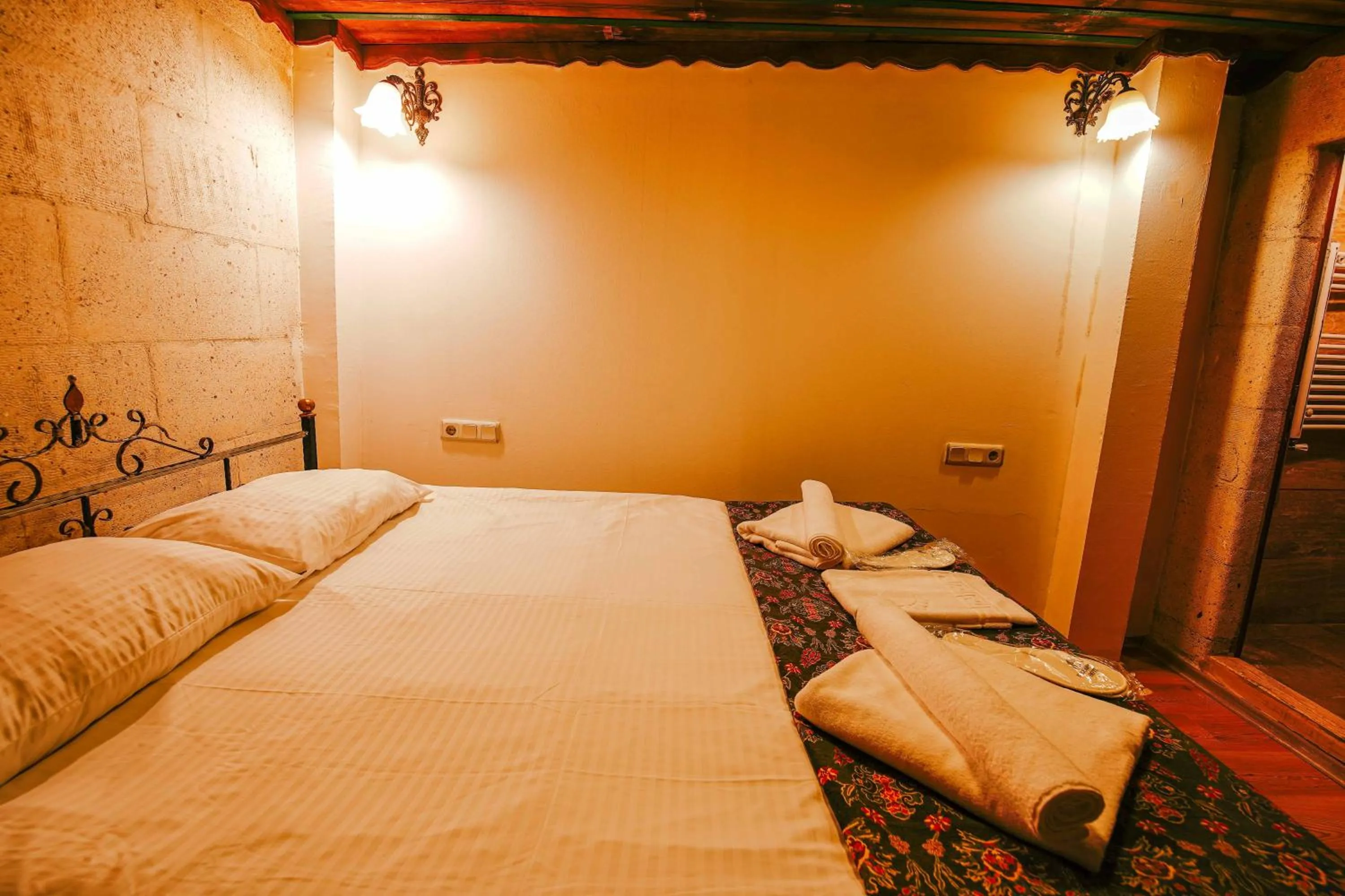 Bed in Alaca Cave Cappadocia