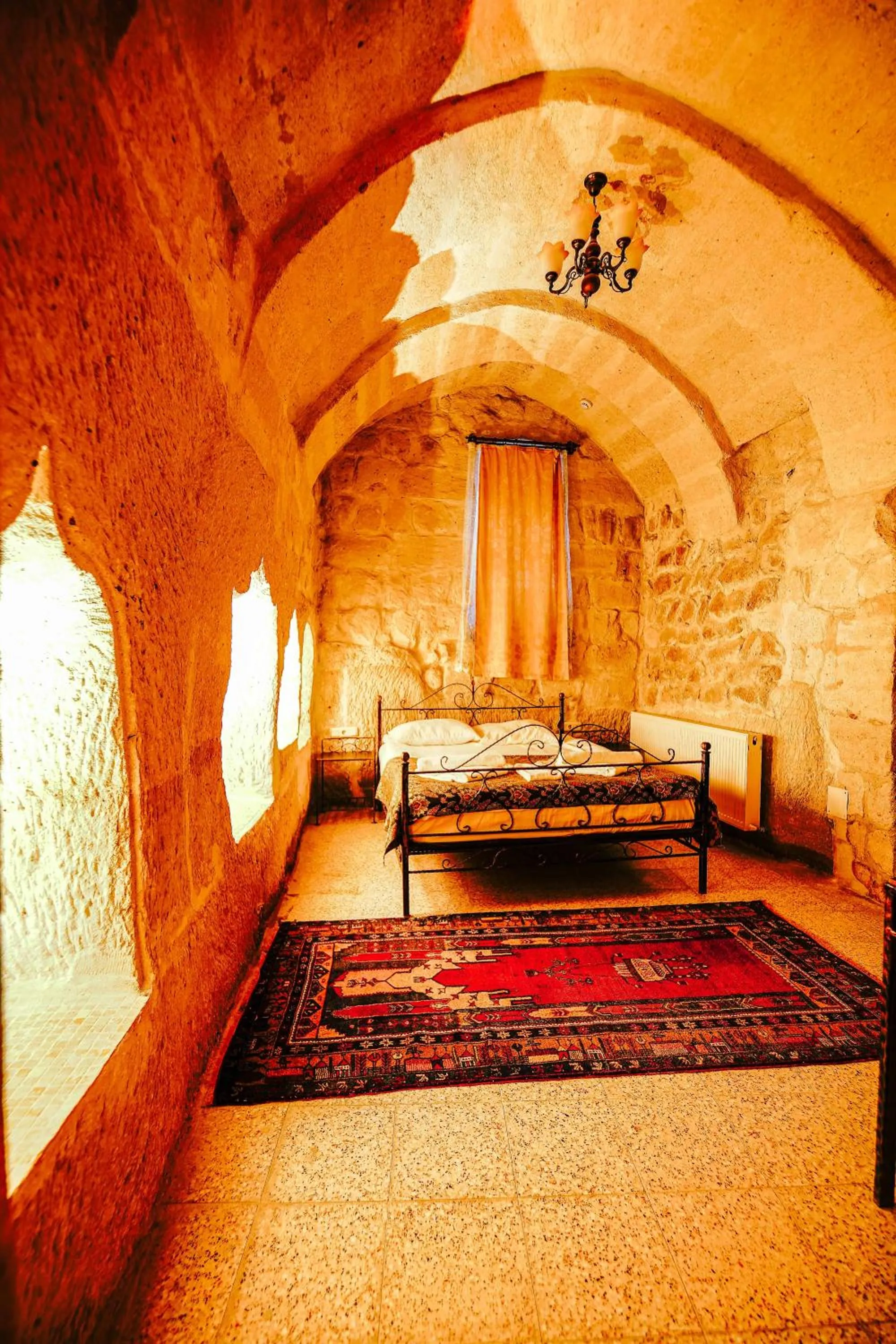 Bed in Alaca Cave Cappadocia