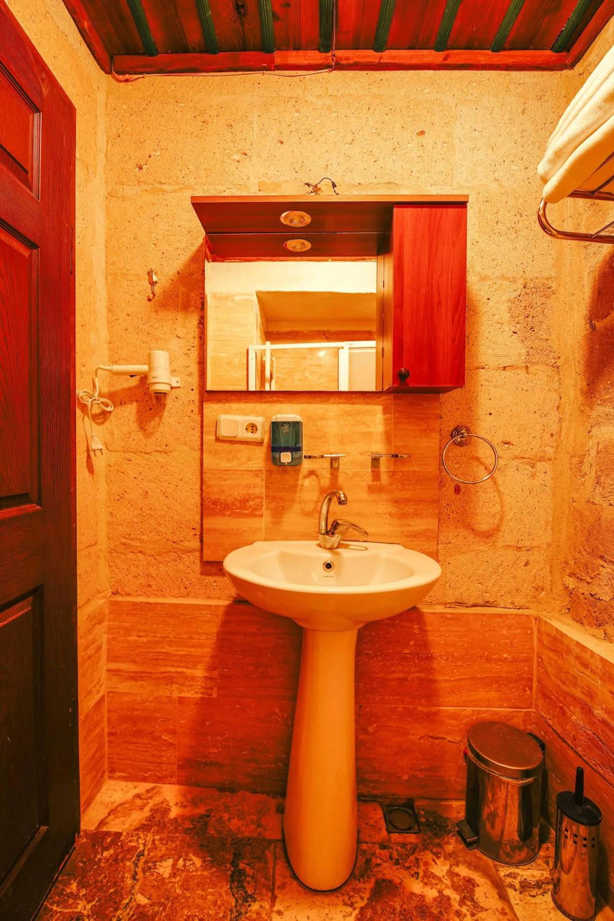 Shower in Alaca Cave Cappadocia