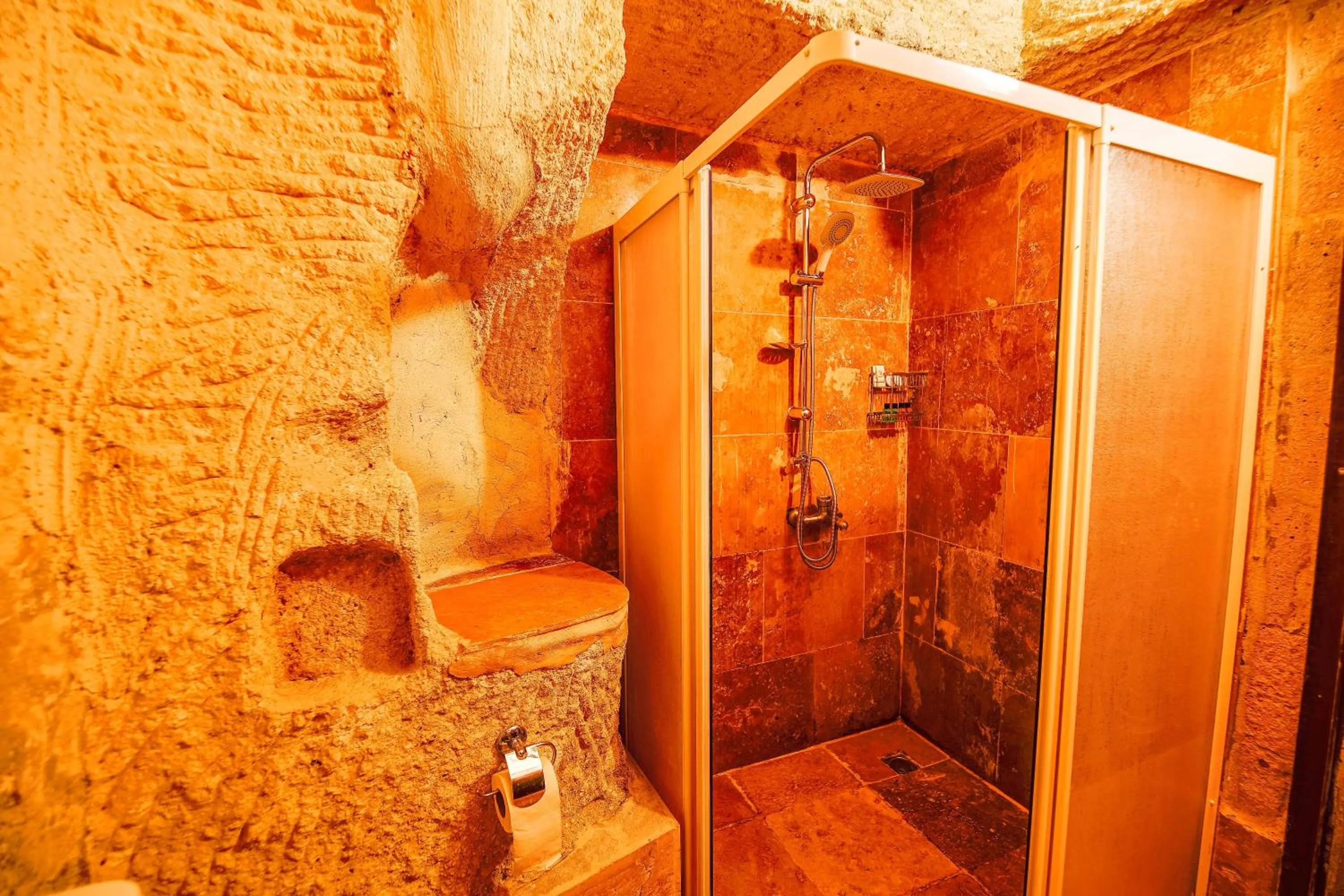Shower in Alaca Cave Cappadocia