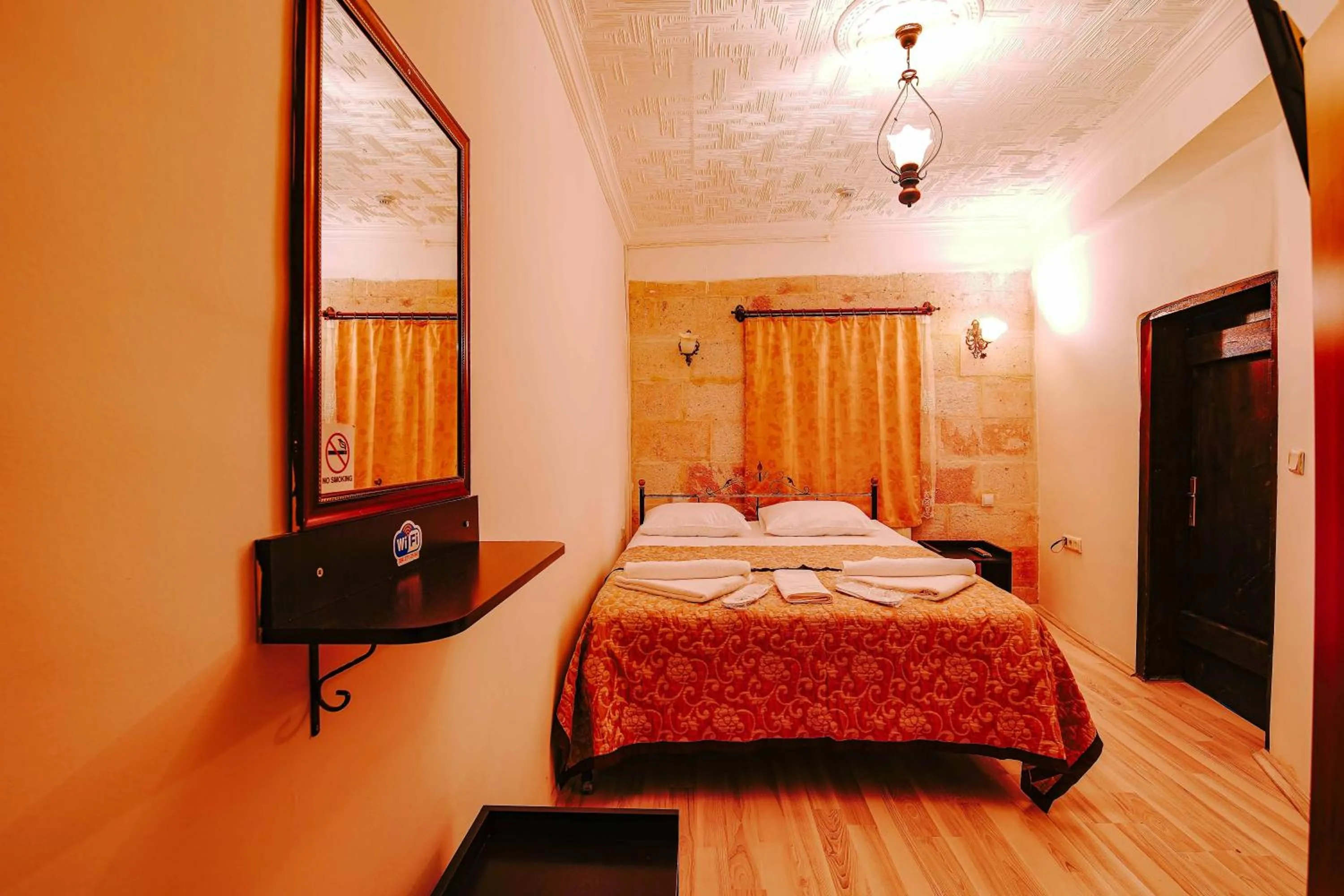 Bed in Alaca Cave Cappadocia