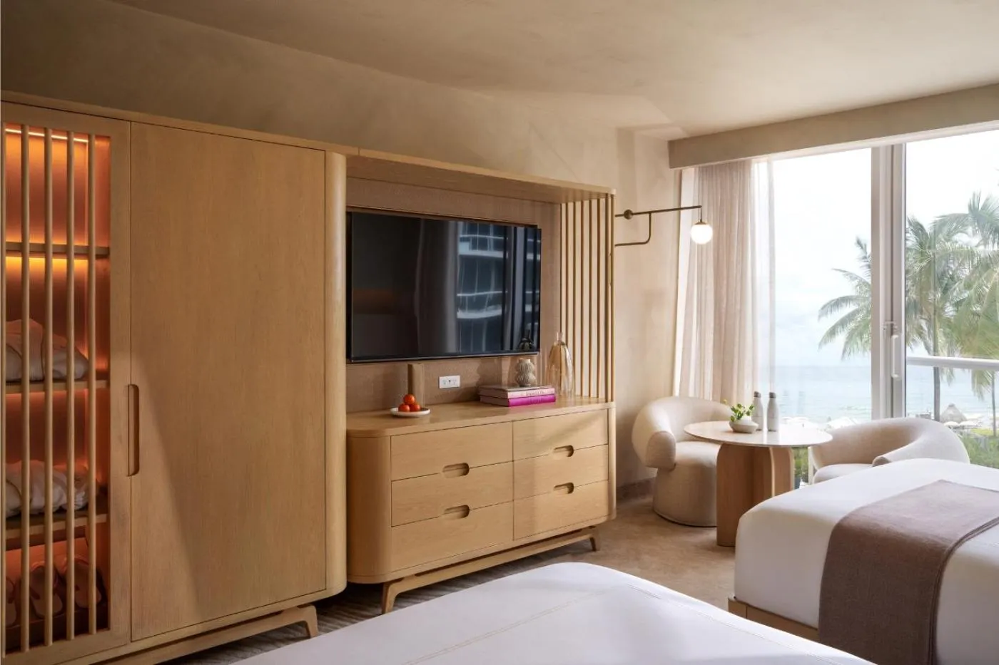 Bed in Beach Club at The Boca Raton