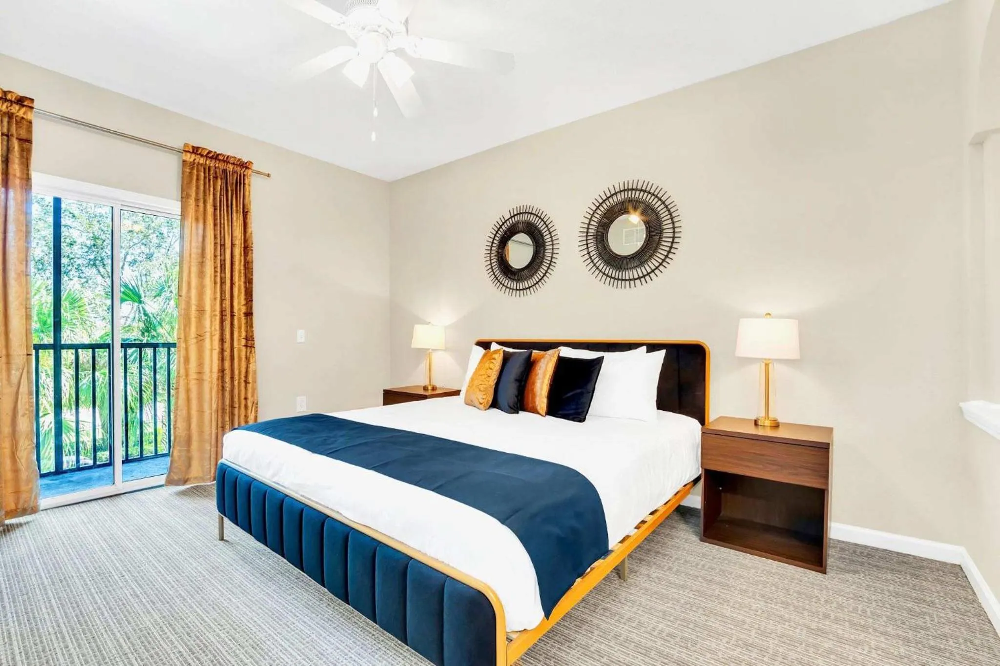 Bed in 2BR Condo - Pool & Games - Near Disney