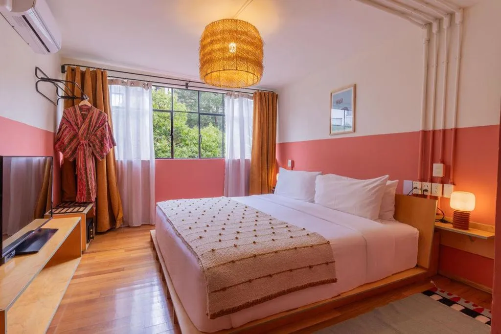 Bed in Hotel San Fernando