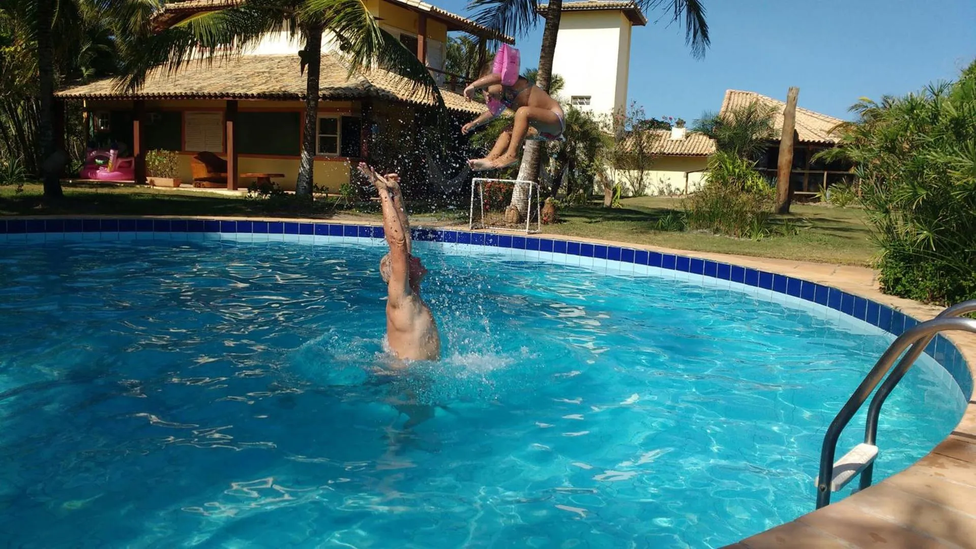 Swimming pool in Grimms Pousada de Contos