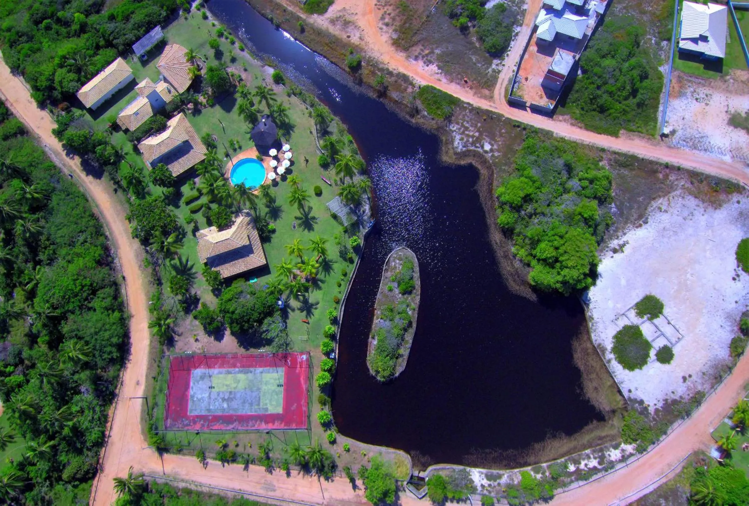 Bird's eye view in Grimms Pousada de Contos