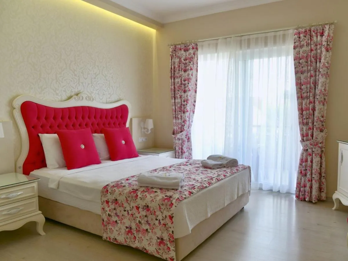 Bed in Göcek Naz Hotel