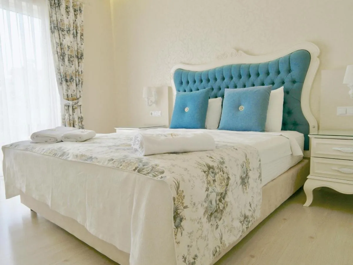 Bed in Göcek Naz Hotel