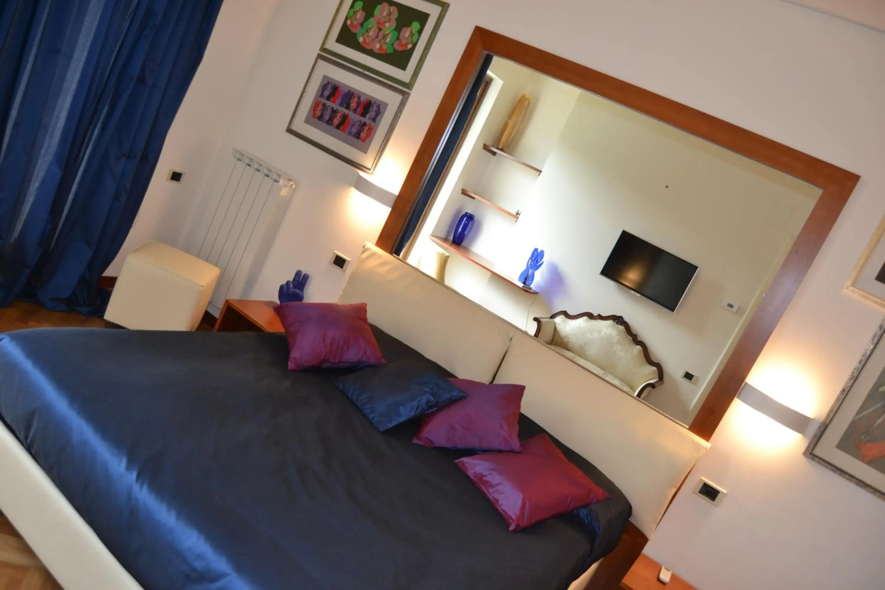 Deluxe Double Room with Balcony and Sea View in Villa Zagara Luxury Bed And Breakfast Deluxe Double Room with Balcony and Sea View in Villa Zagara Luxury Bed And Breakfast