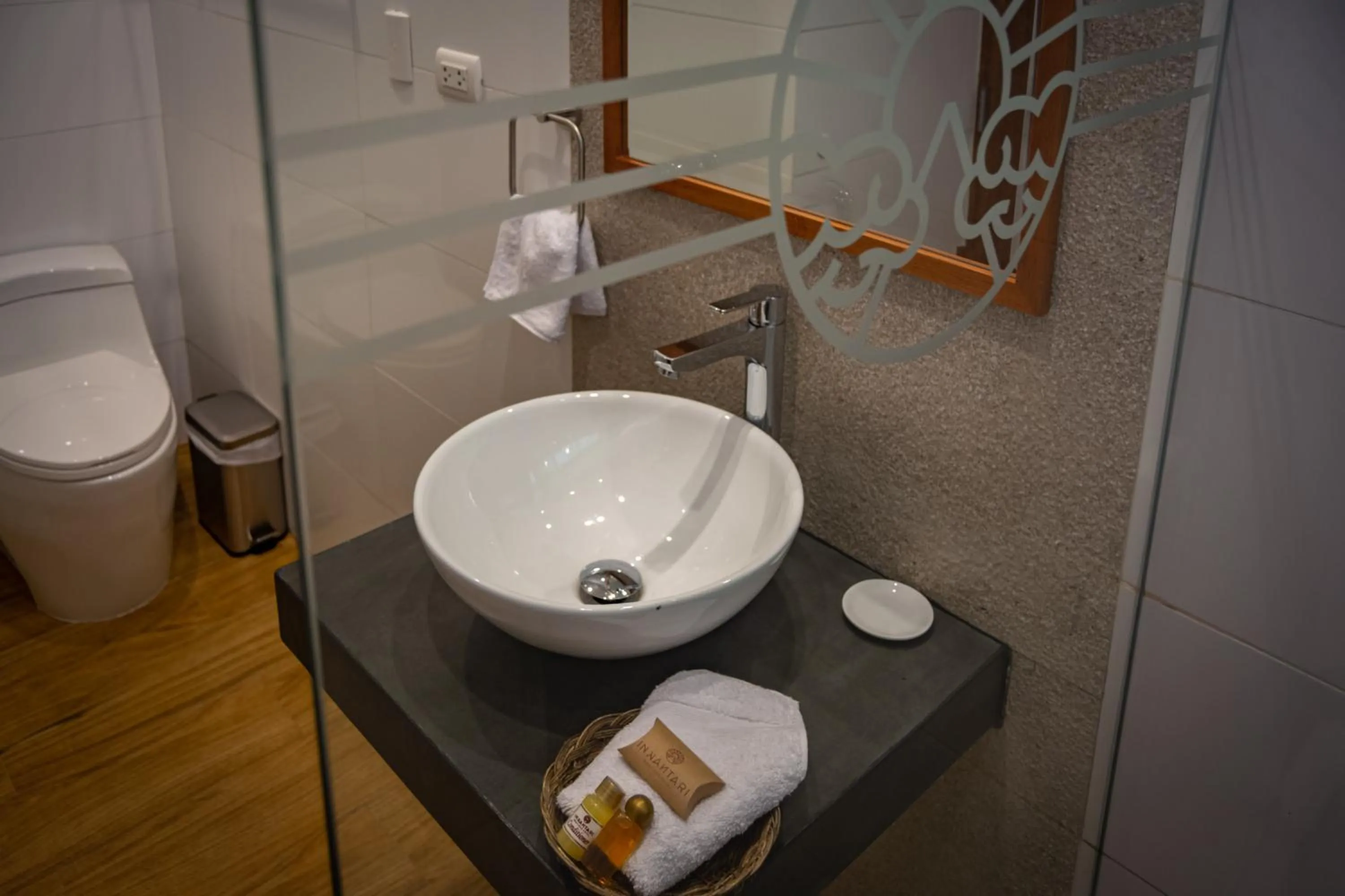 Toilet in Inkantari Boutique Hotel