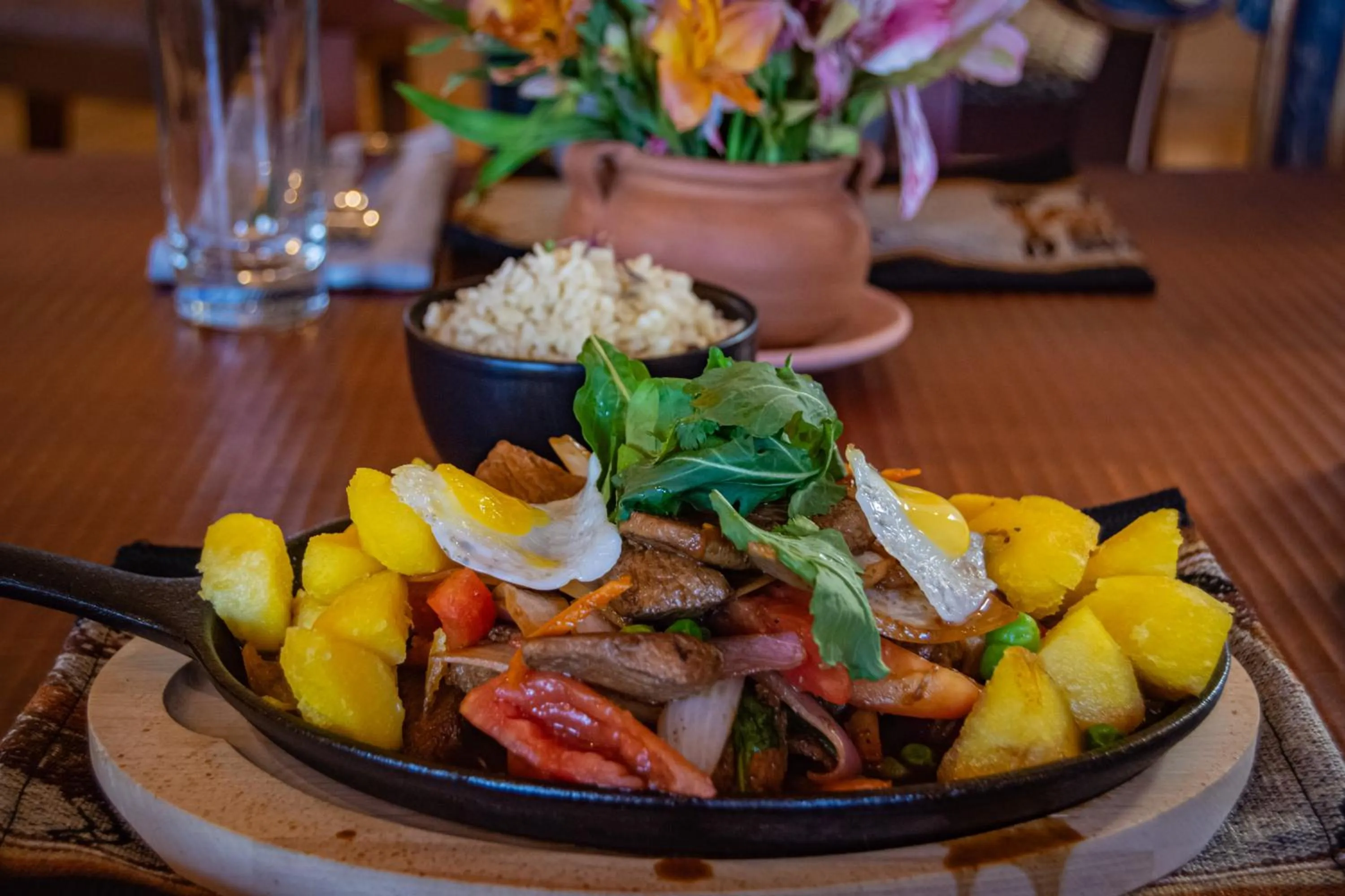 Food in Inkantari Boutique Hotel