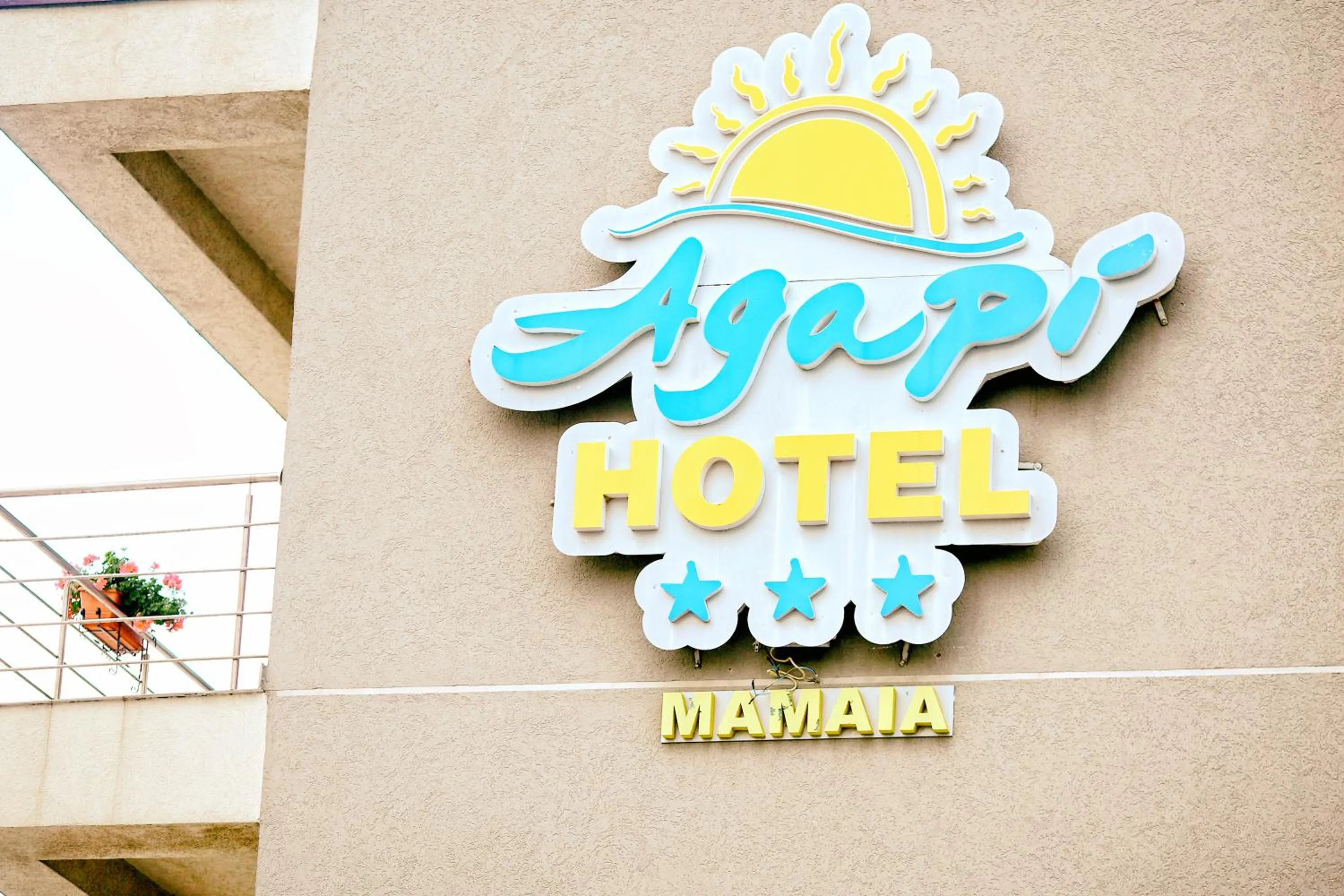 Property logo or sign in Hotel Agapi Mamaia