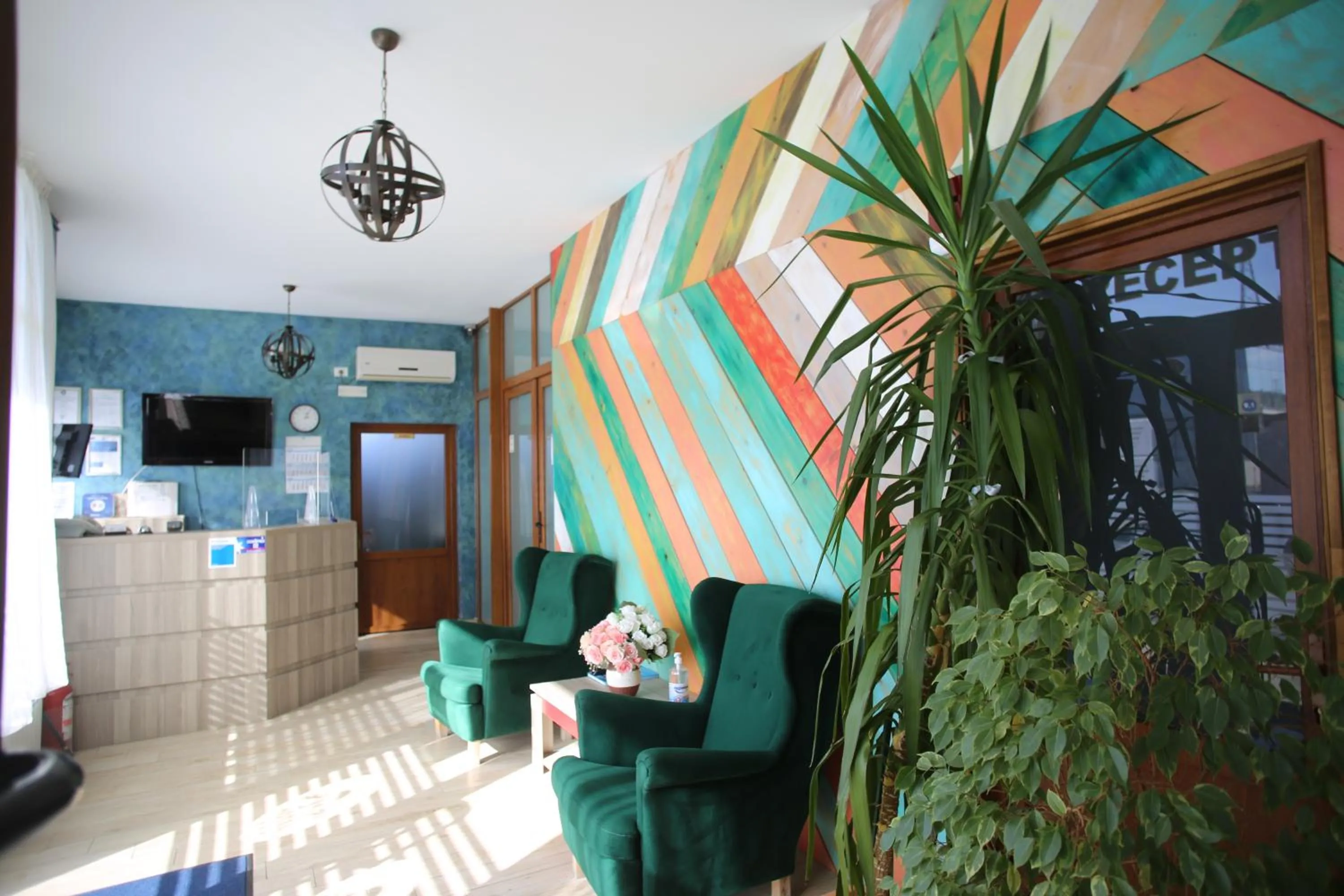 Lobby or reception in Hotel Agapi Mamaia