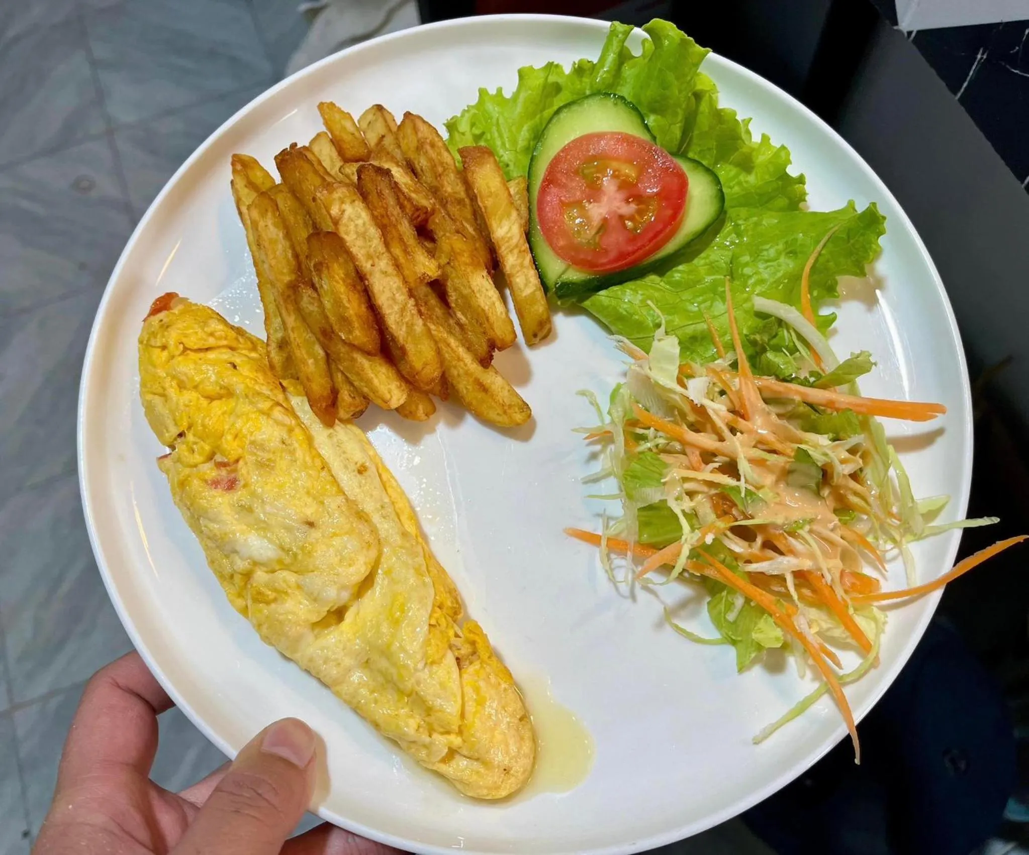 Food in Golden Lotus Namkhan View