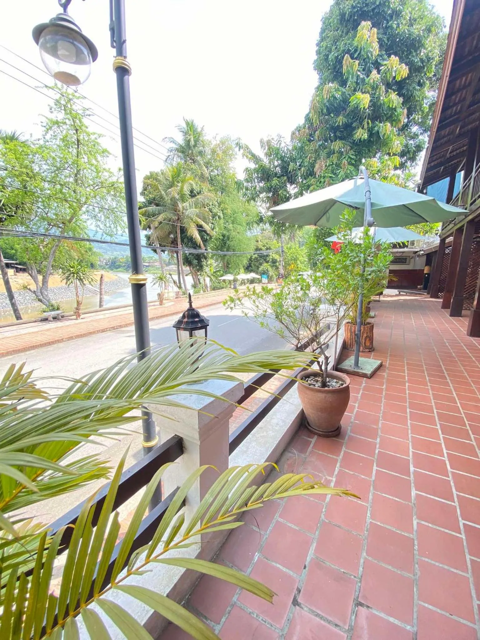 Patio in Golden Lotus Namkhan View