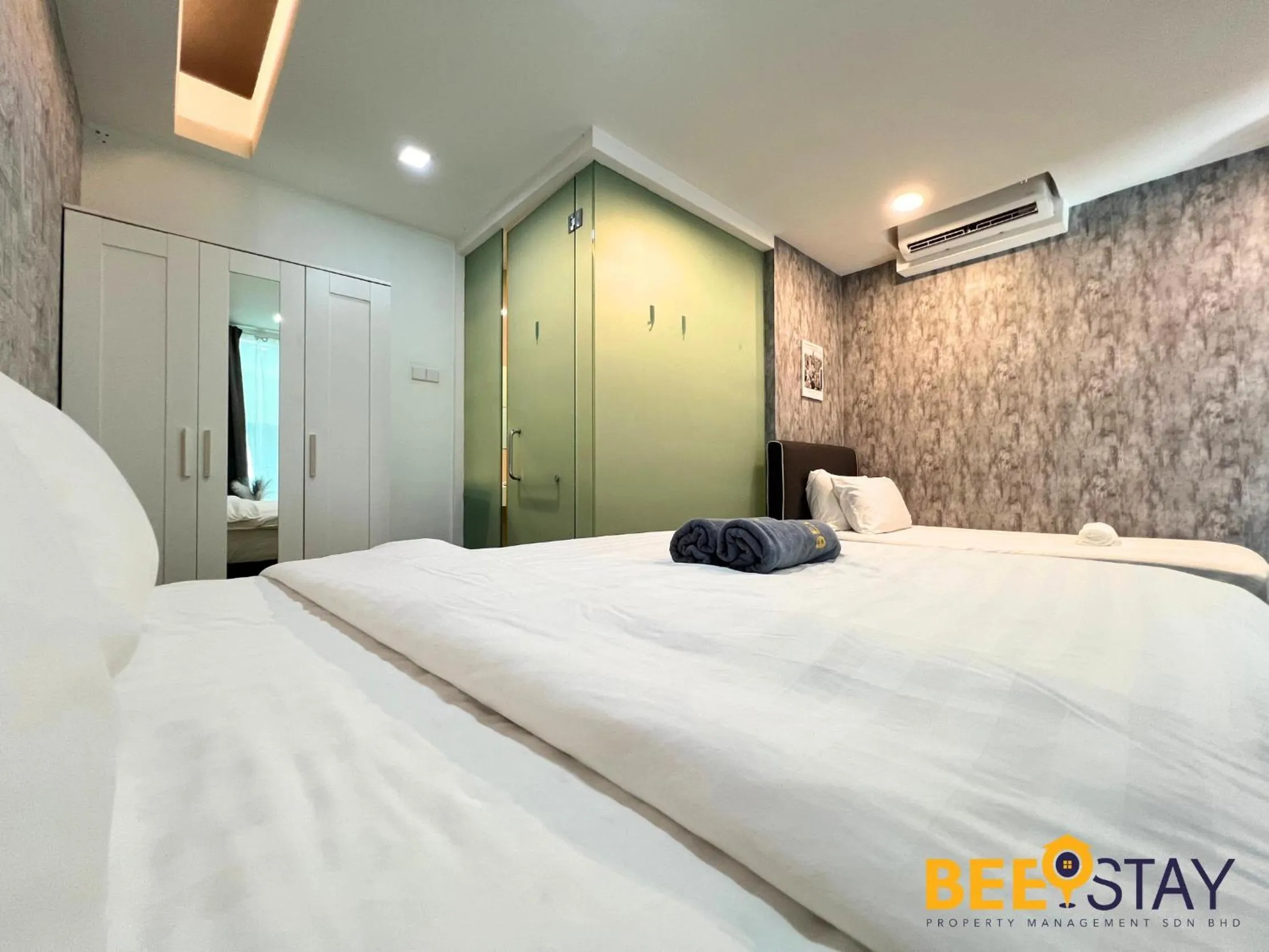 Bedroom, Bed in The Scott Garden Kuala Lumpur by BeeStay Management