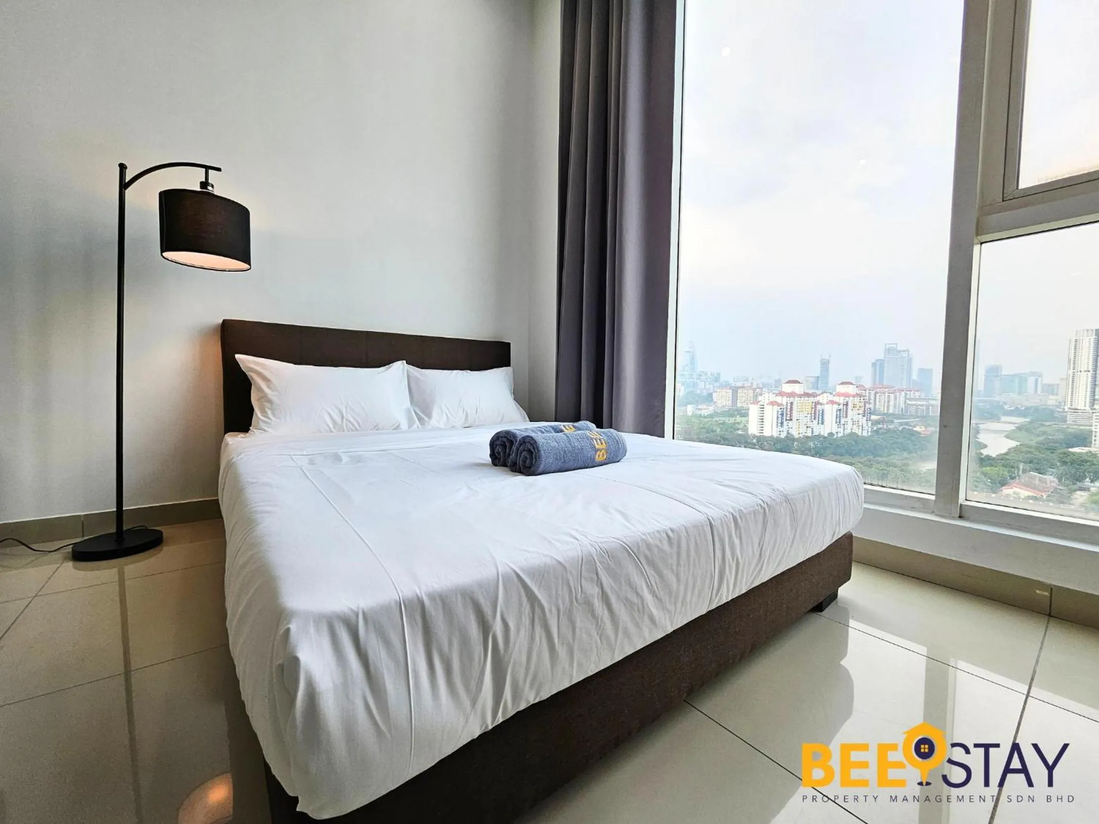 Bedroom, Bed in The Scott Garden Kuala Lumpur by BeeStay Management