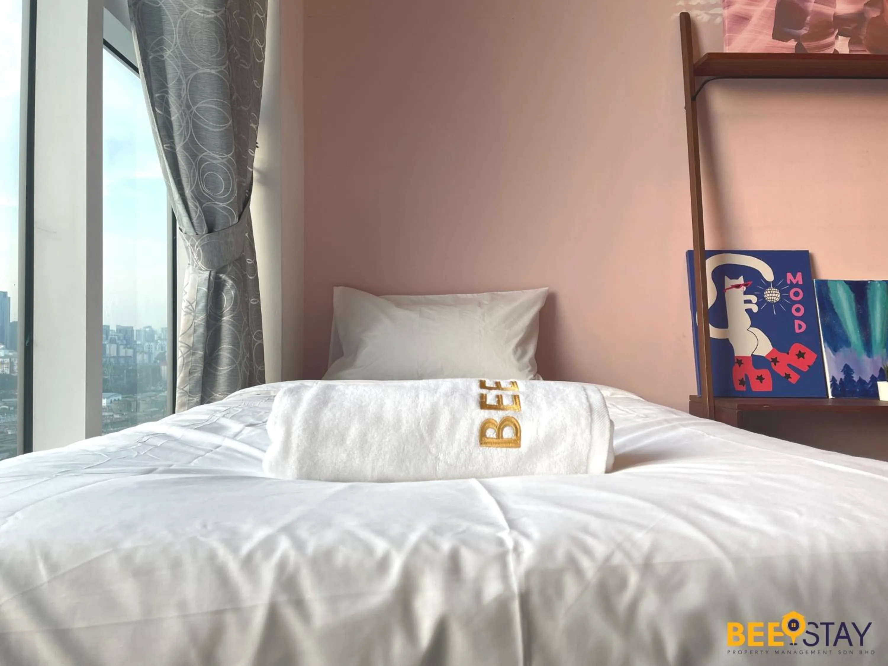 Bedroom, Bed in The Scott Garden Kuala Lumpur by BeeStay Management