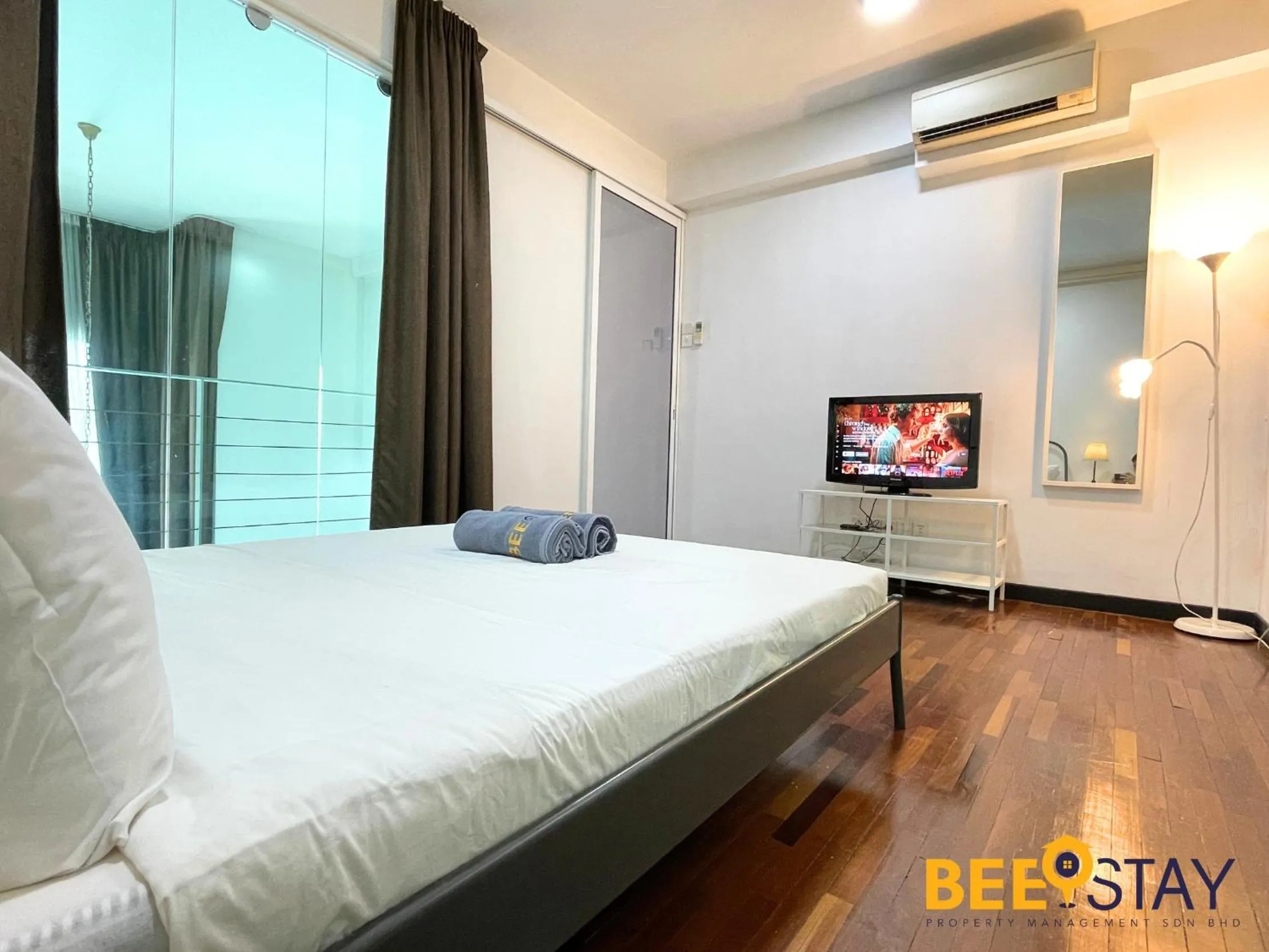 Bedroom, Bed in The Scott Garden Kuala Lumpur by BeeStay Management