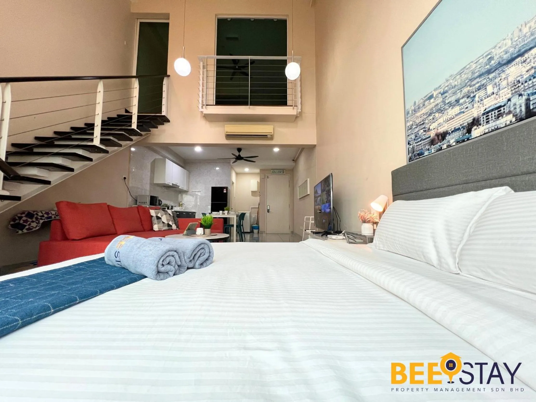 Bed in The Scott Garden Kuala Lumpur by BeeStay Management