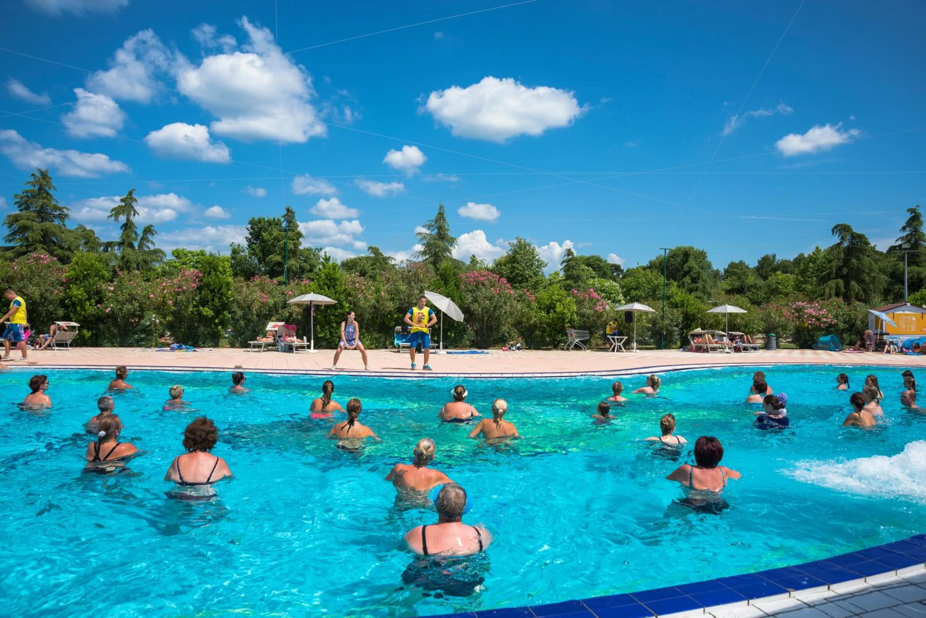 People in Holiday Centre Bi village