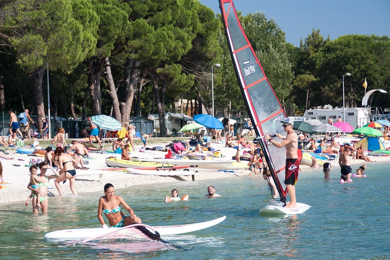 Windsurfing in Holiday Centre Bi village